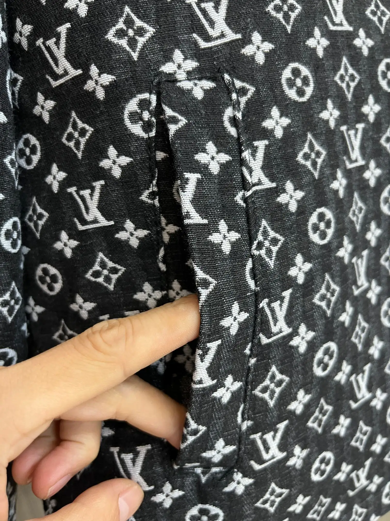 Monogram Print Hooded Windbreaker Jacket D38014716 — view 7