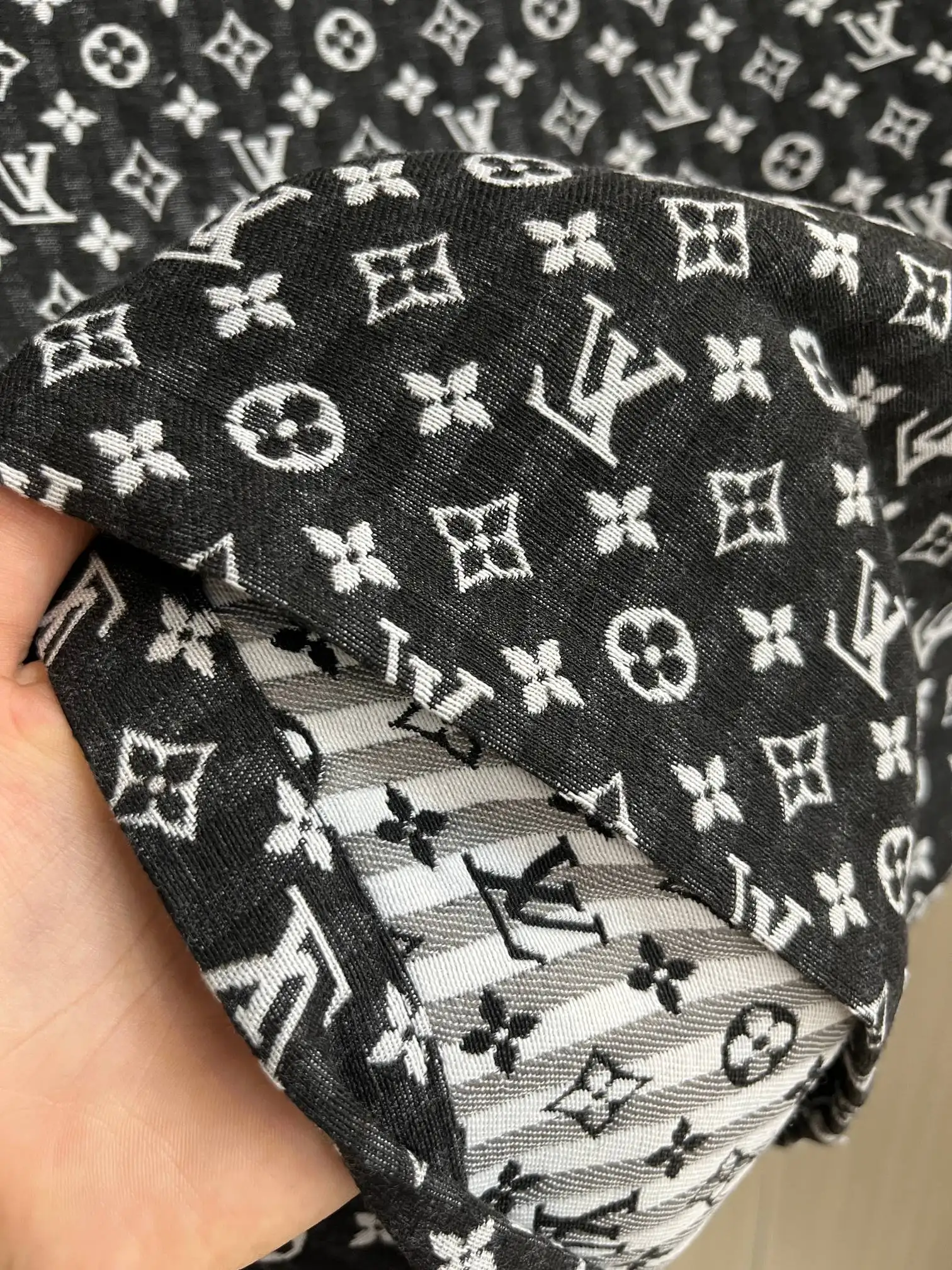 Monogram Print Hooded Windbreaker Jacket D38014716 — view 9