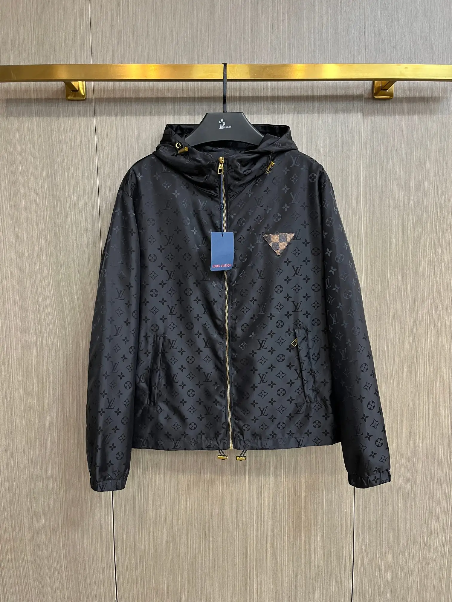 Monogram Jacquard Hooded Windbreaker Jacket D38014808