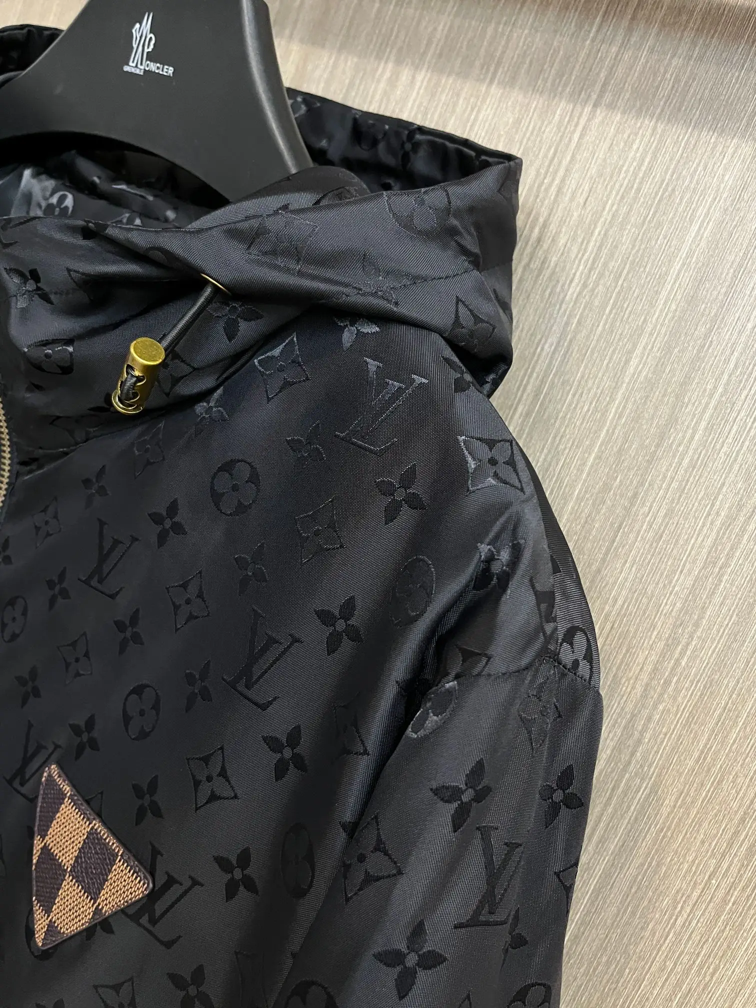 Monogram Jacquard Hooded Windbreaker Jacket D38014808 — view 4