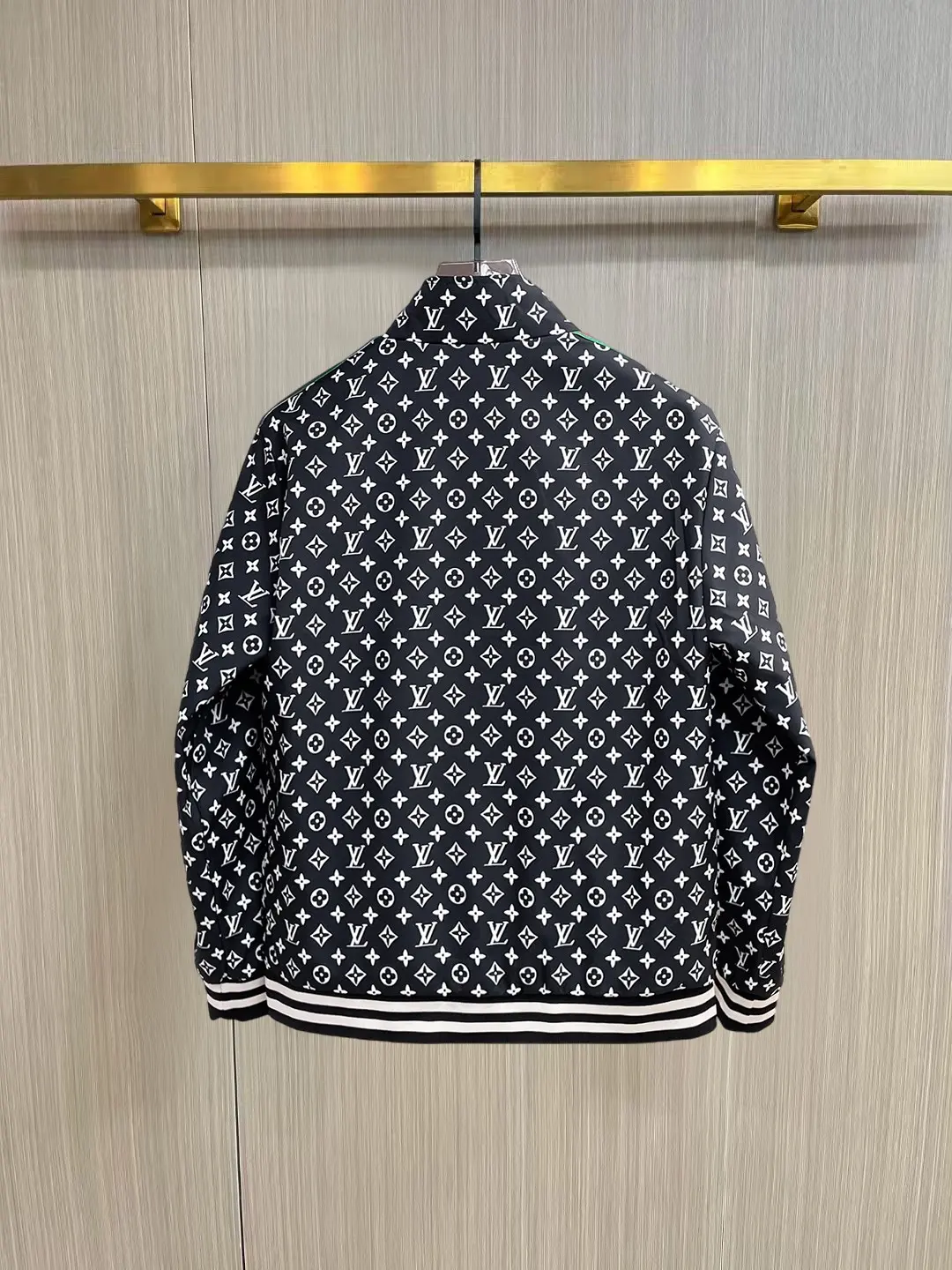 Monogram Print Zip-Up Track Jacket D38014755 — view 2