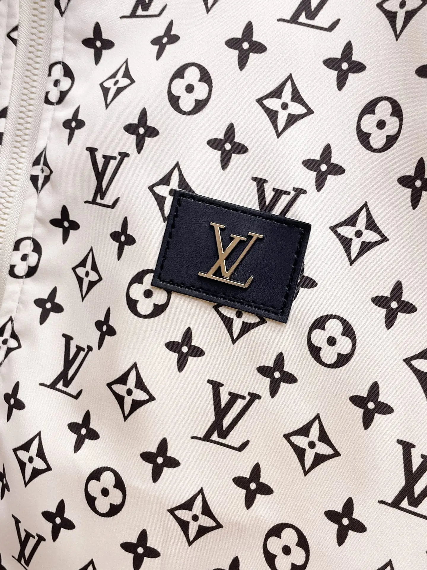 Monogram Print Zip-Up Track Jacket D38014756 — view 7