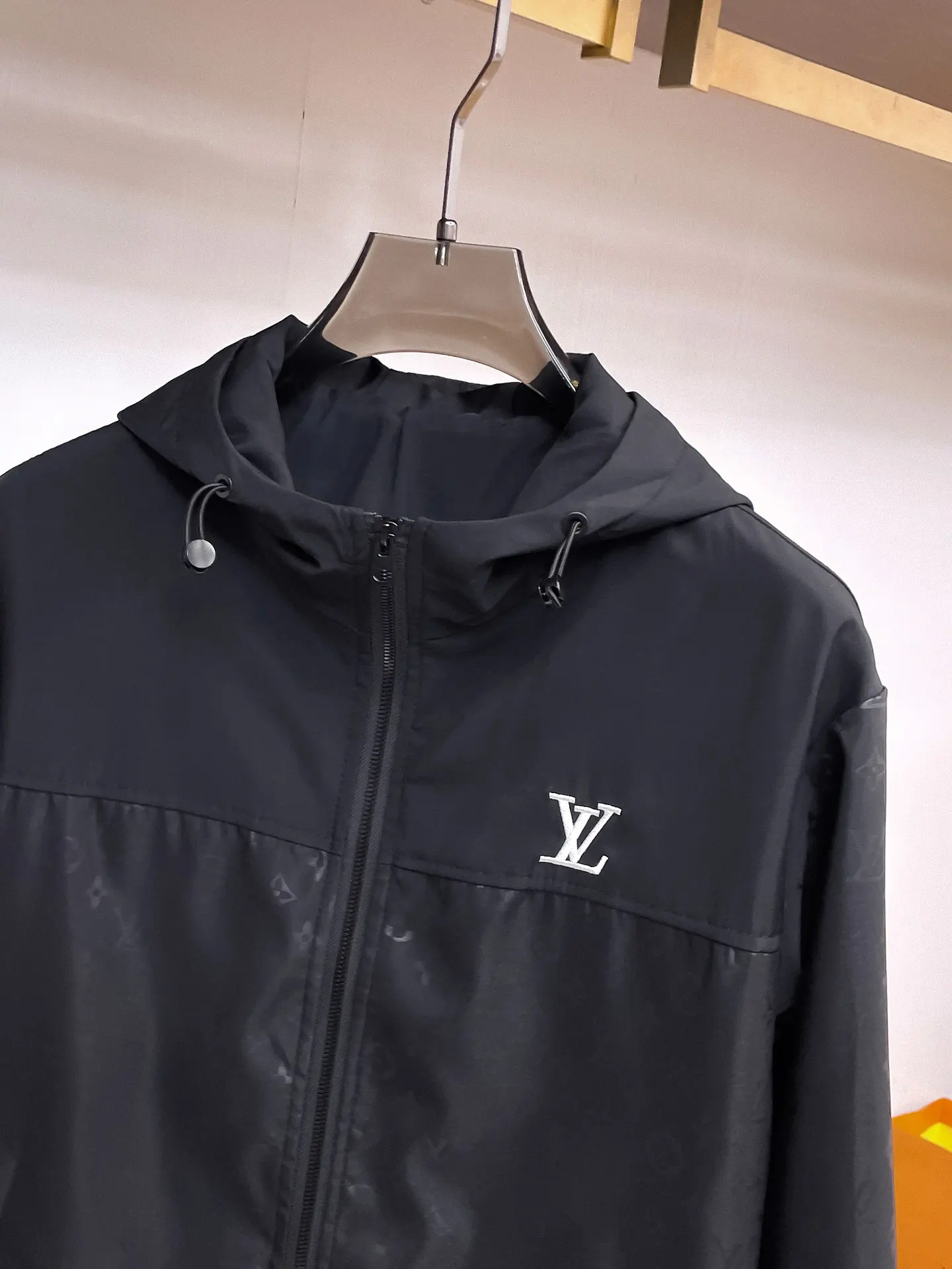 Monogram Hooded Windbreaker Jacket D38014757 — view 4