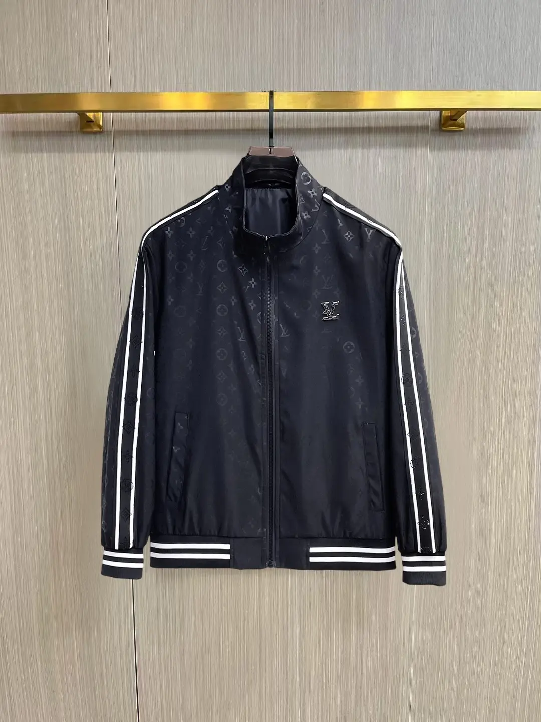 Monogram Jacquard Zip-Up Track Jacket D38014760