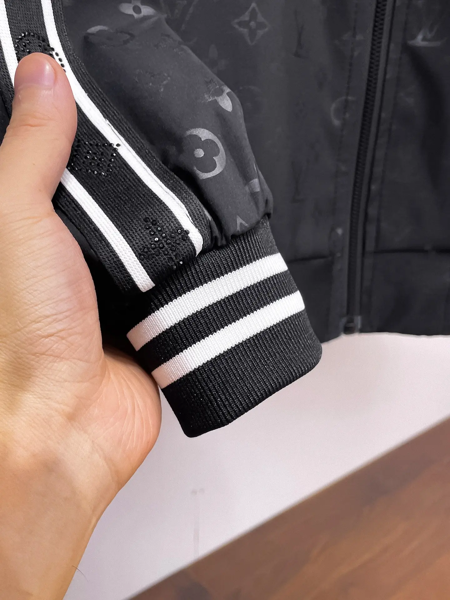 Monogram Jacquard Zip-Up Track Jacket D38014760 — view 9