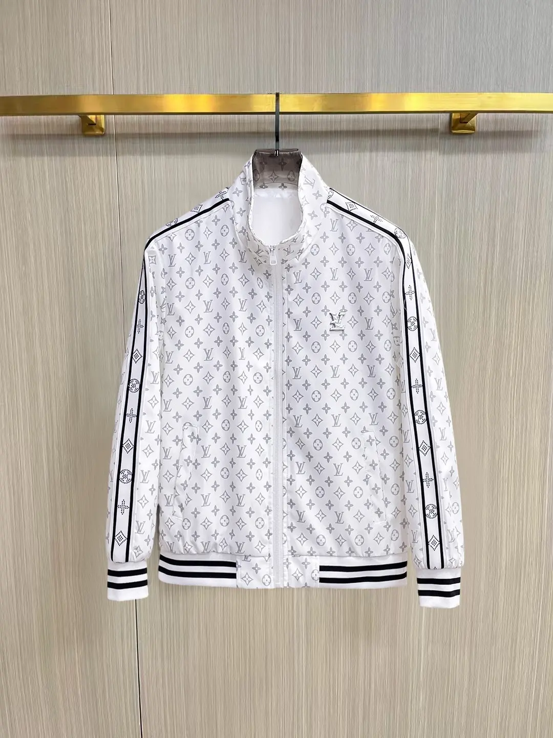 Monogram Print Zip-Up Track Jacket D38014759