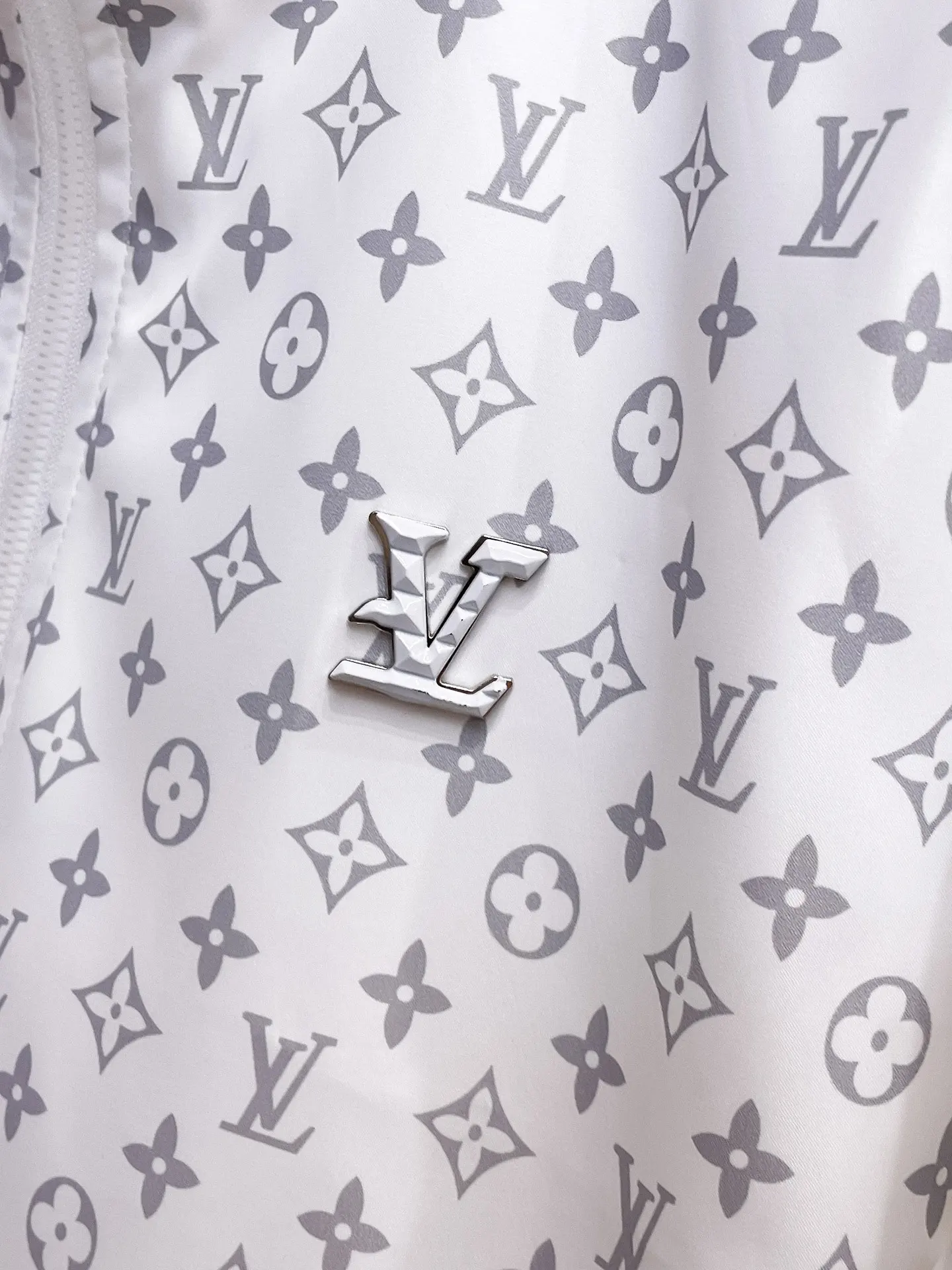 Monogram Print Zip-Up Track Jacket D38014759 — view 7