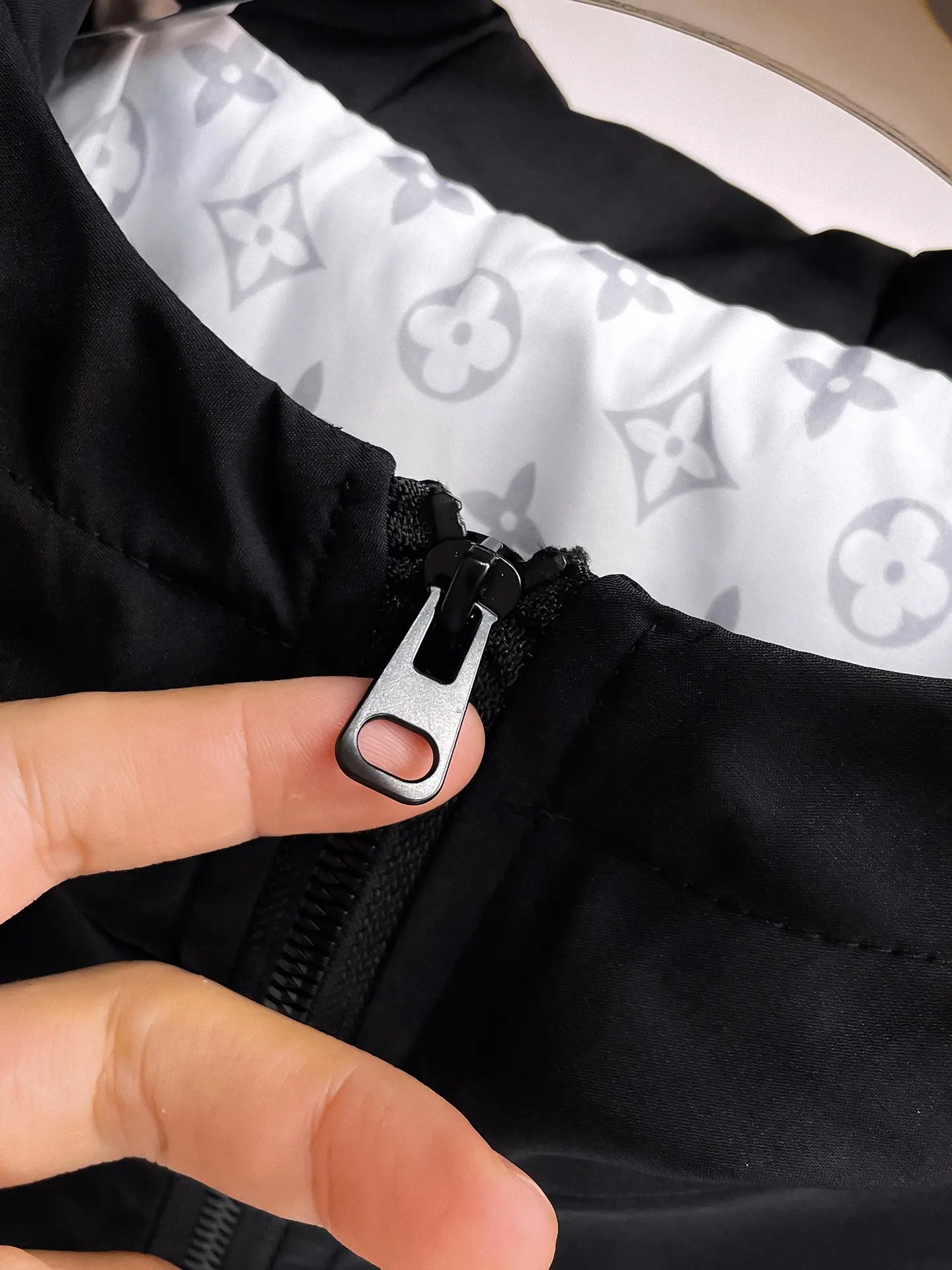 Monogram Color-Block Hooded Windbreaker Jacket D38014758 — view 5