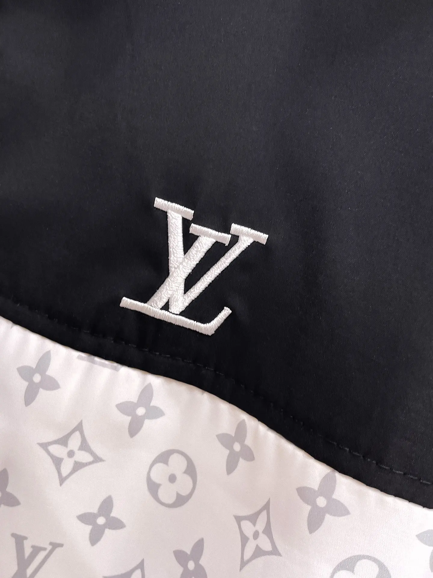 Monogram Color-Block Hooded Windbreaker Jacket D38014758 — view 7