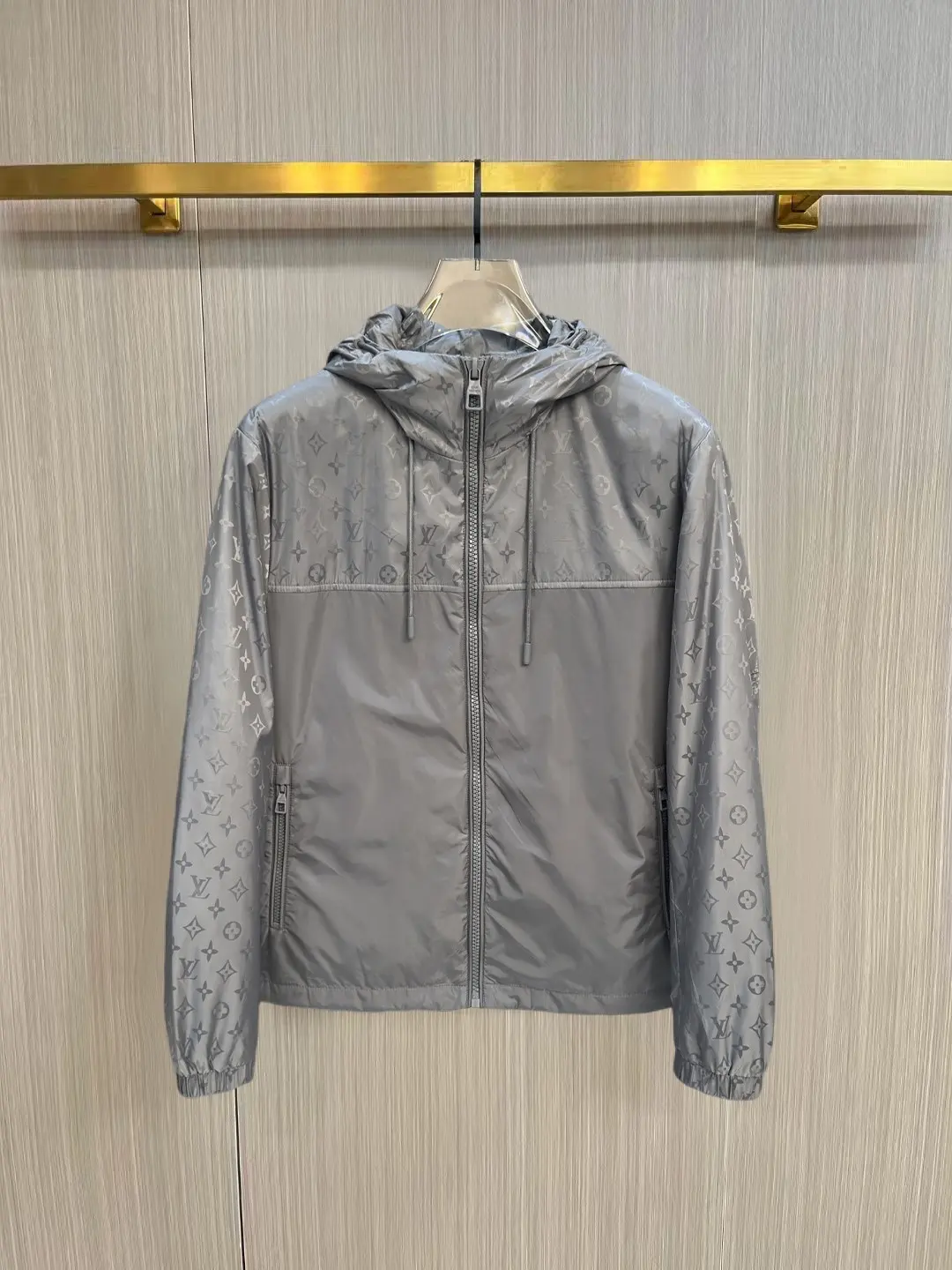 Monogram Hooded Windbreaker Jacket D38014861