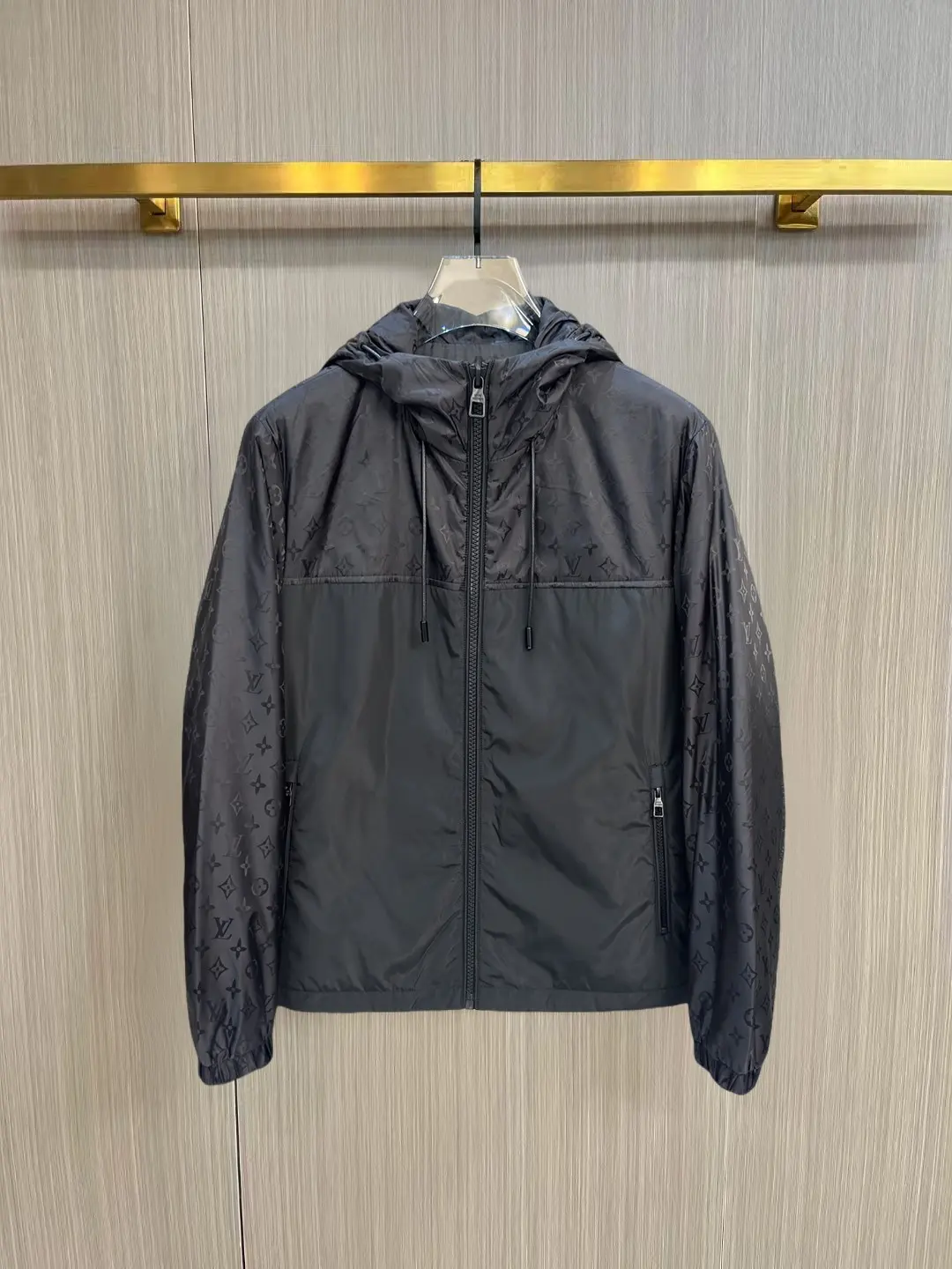 Monogram Hooded Windbreaker Jacket D38014861 — view 2