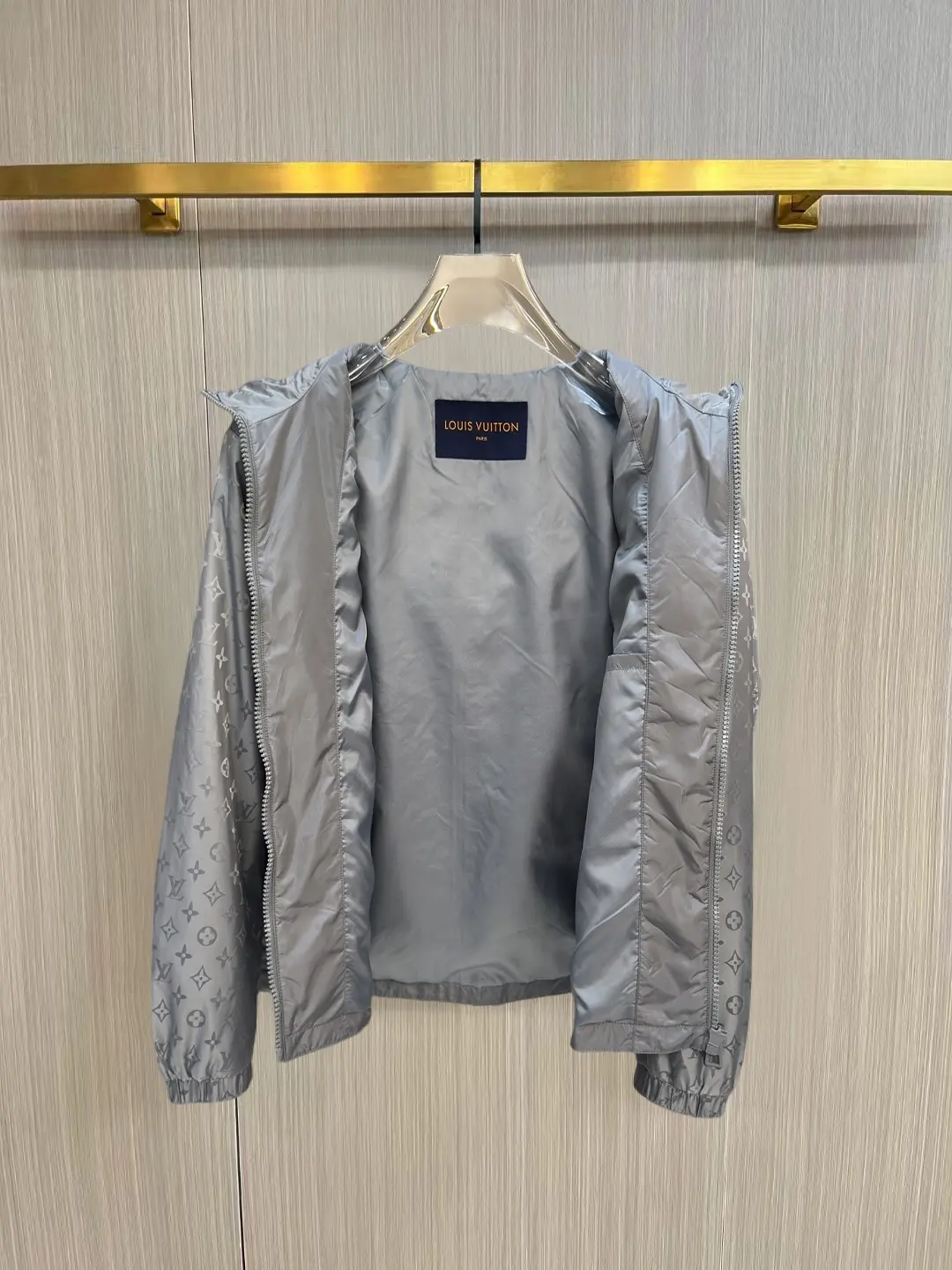 Monogram Hooded Windbreaker Jacket D38014861 — view 4