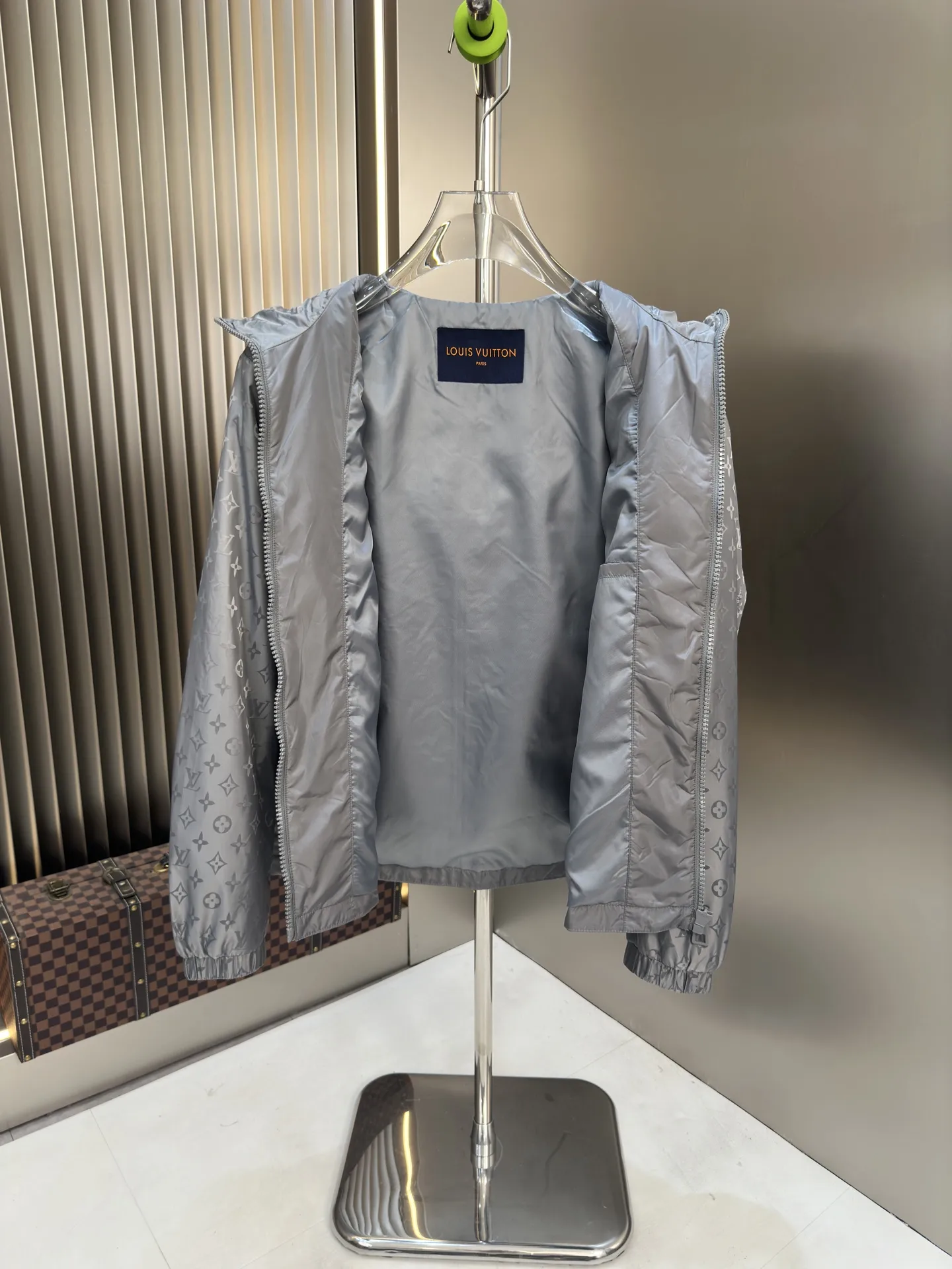 Monogram Hooded Windbreaker Jacket D38014861 — view 10