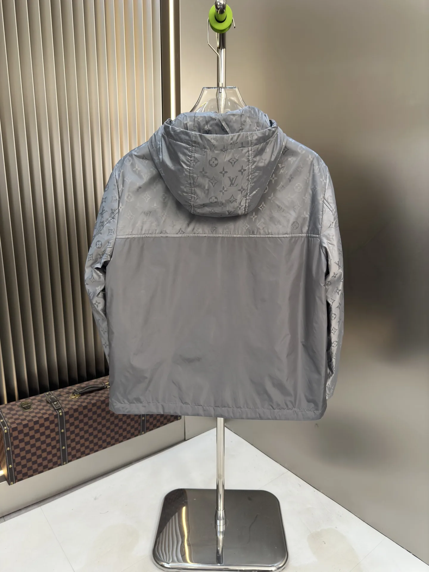 Monogram Hooded Windbreaker Jacket D38014861 — view 11