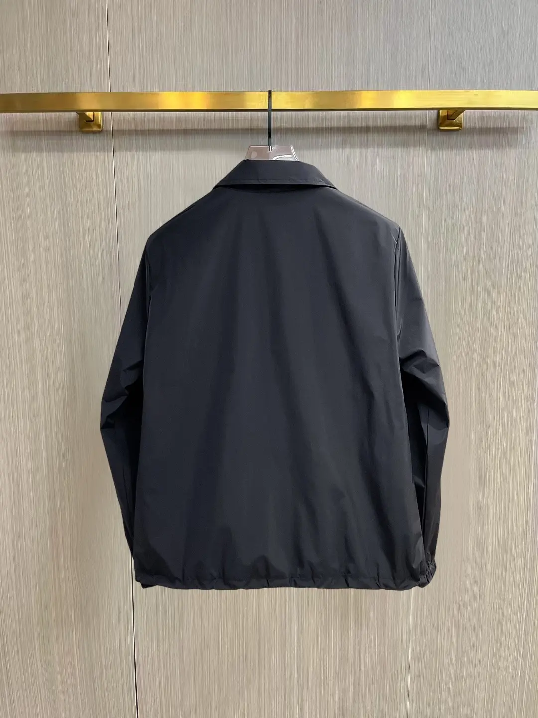 Logo-Embroidered Zip-Up Harrington Jacket D38014749 — view 2