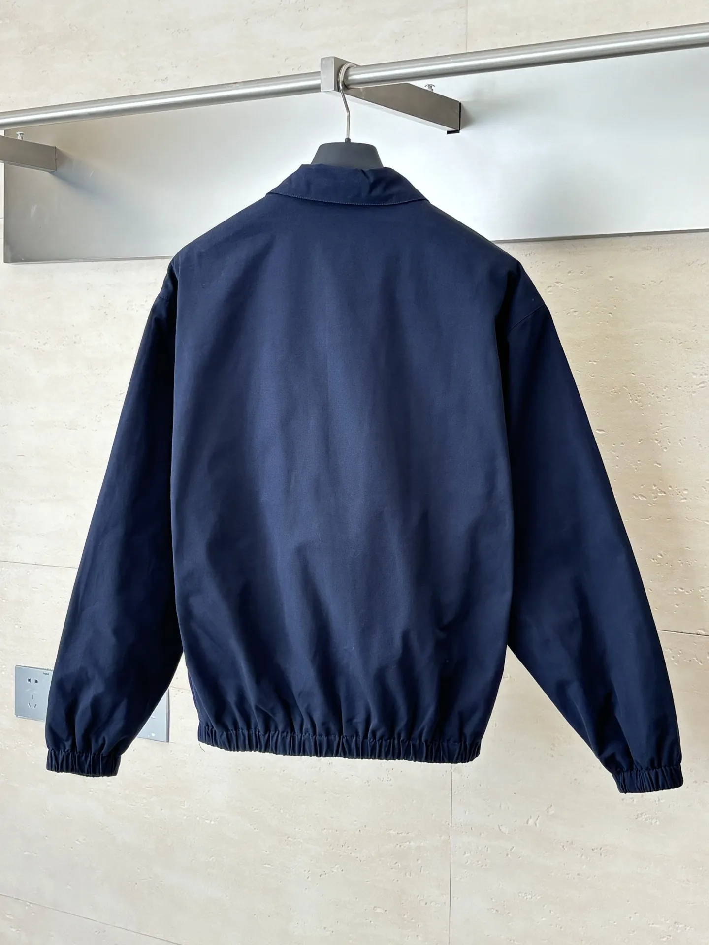 Cotton Canvas Harrington Jacket D38522008 — view 2