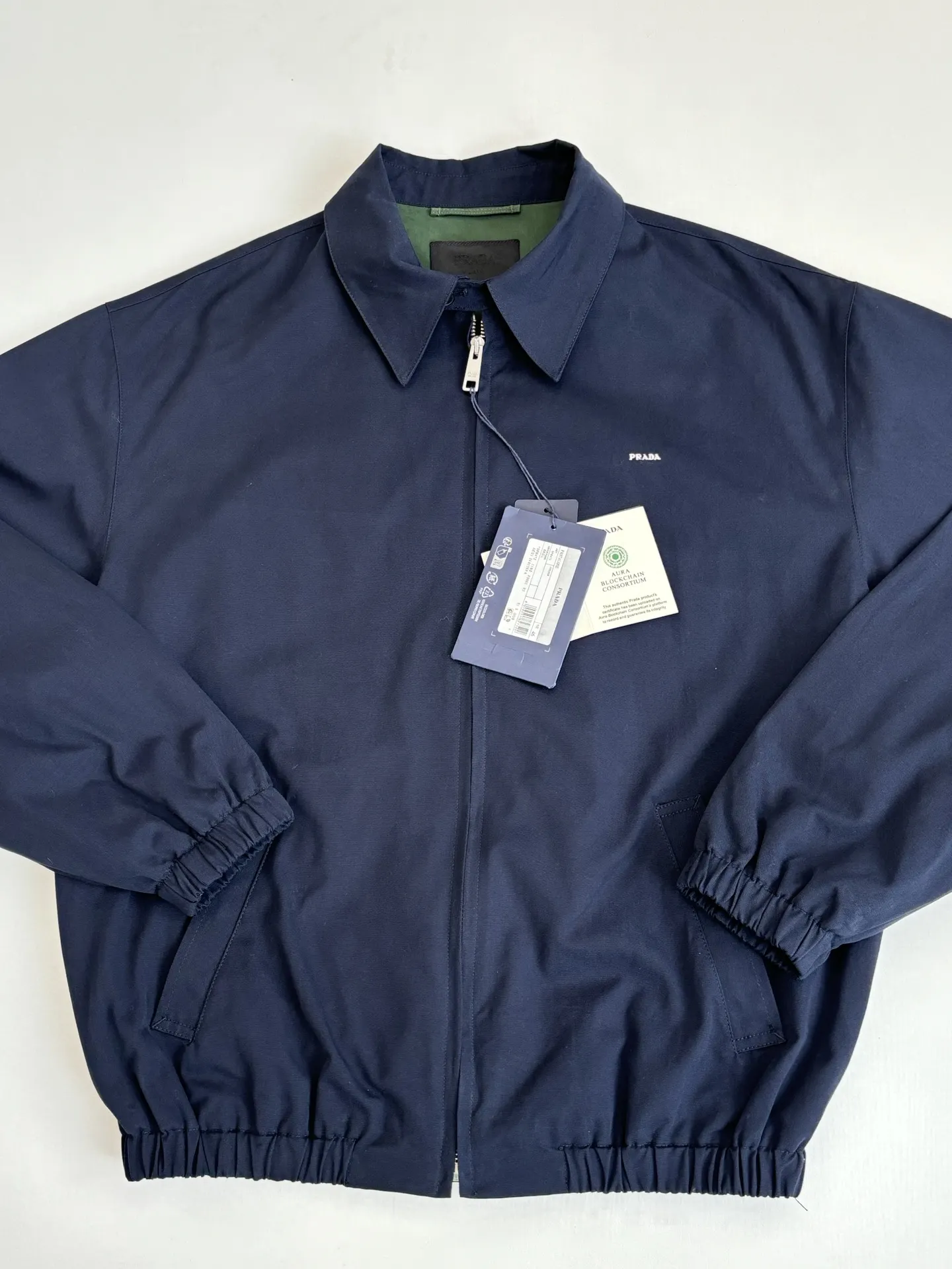 Cotton Canvas Harrington Jacket D38522008 — view 4