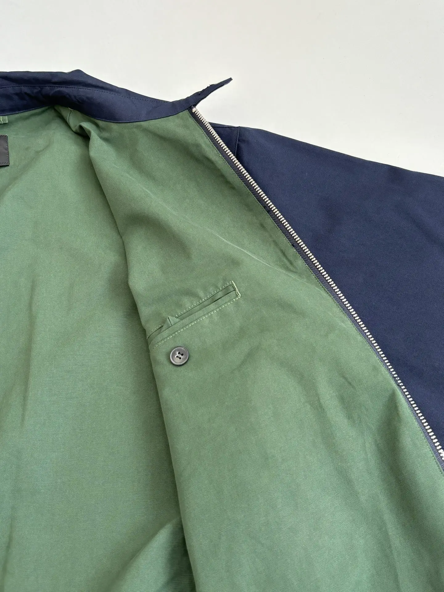 Cotton Canvas Harrington Jacket D38522008 — view 10