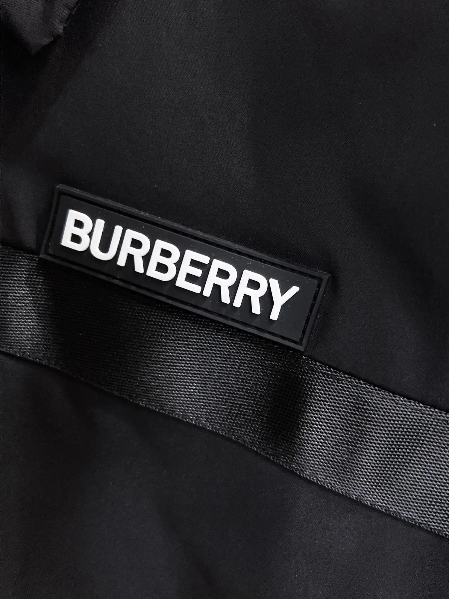 Logo-Appliqué Zip-Up Harrington Jacket D39015097 — view 5
