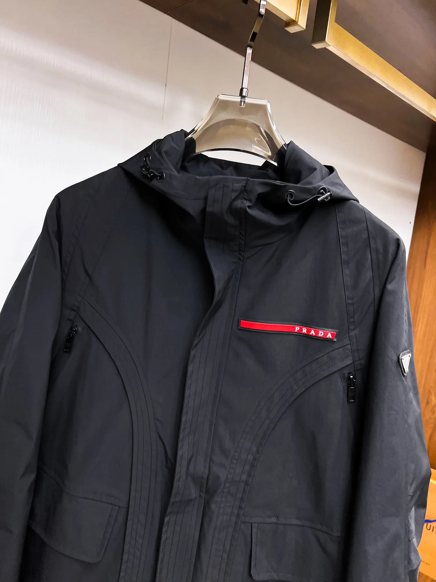 Prada Linea Rossa Hooded Shell Jacket D39015098 — view 4