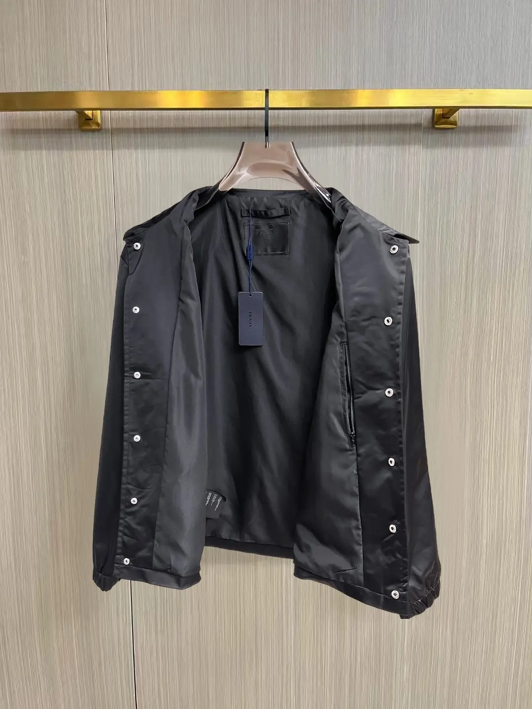 Logo-Appliquéd Re-Nylon Coach Jacket D39014866 — view 3