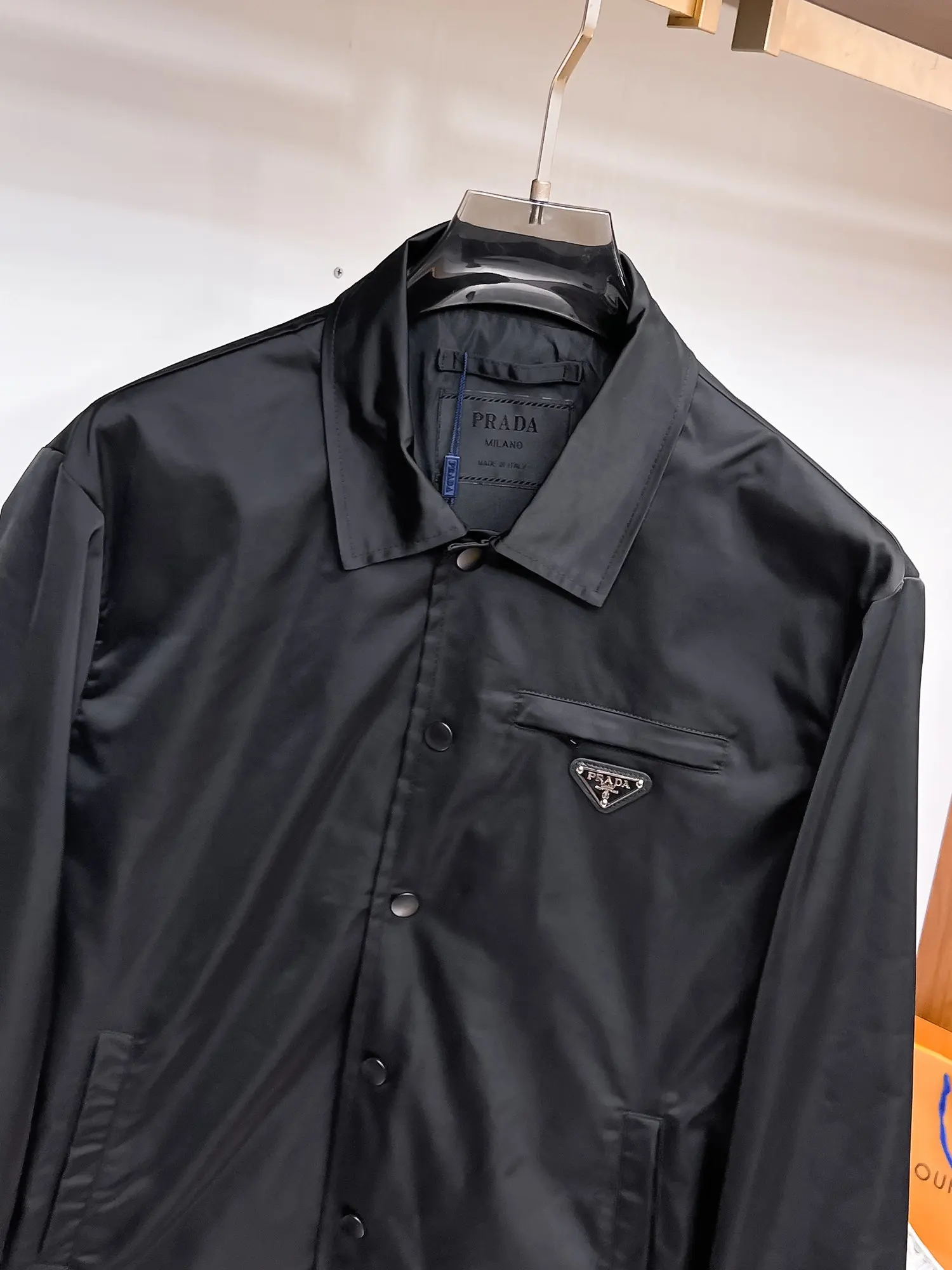 Logo-Appliquéd Re-Nylon Coach Jacket D39014866 — view 4