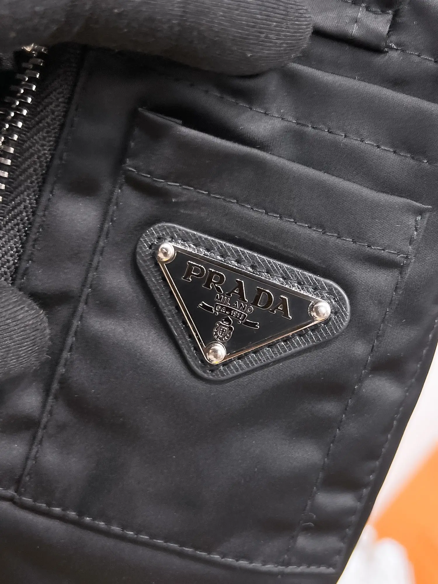 Logo-Appliquéd Re-Nylon Bomber Jacket D39014864 — view 8