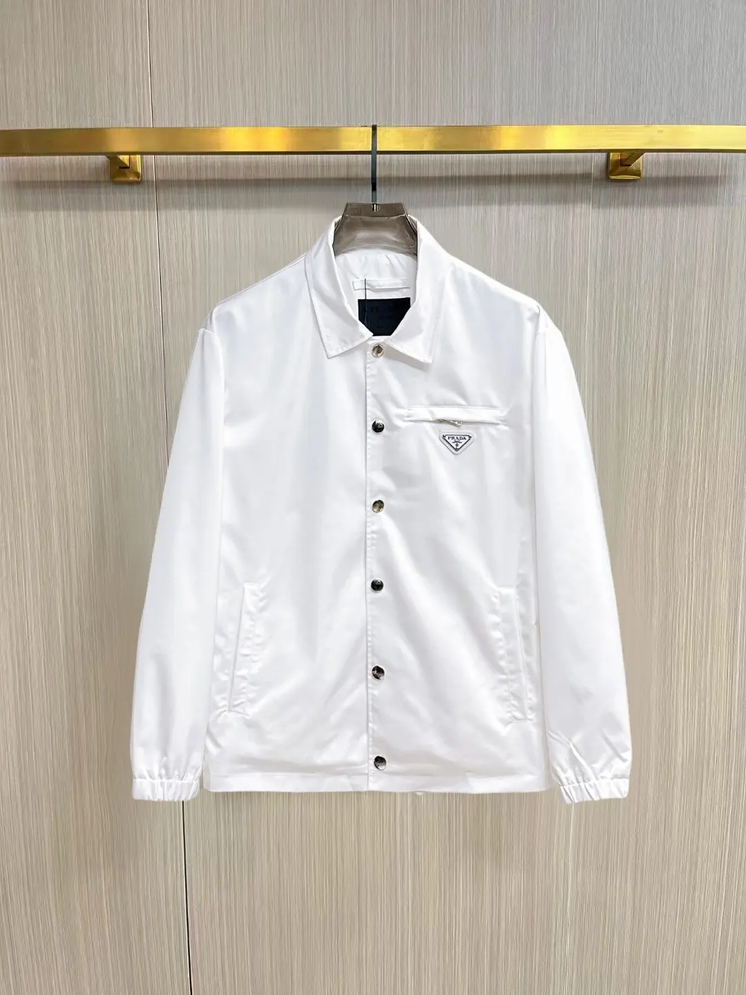 Logo-Appliquéd Cotton-Blend Coach Jacket D39014865