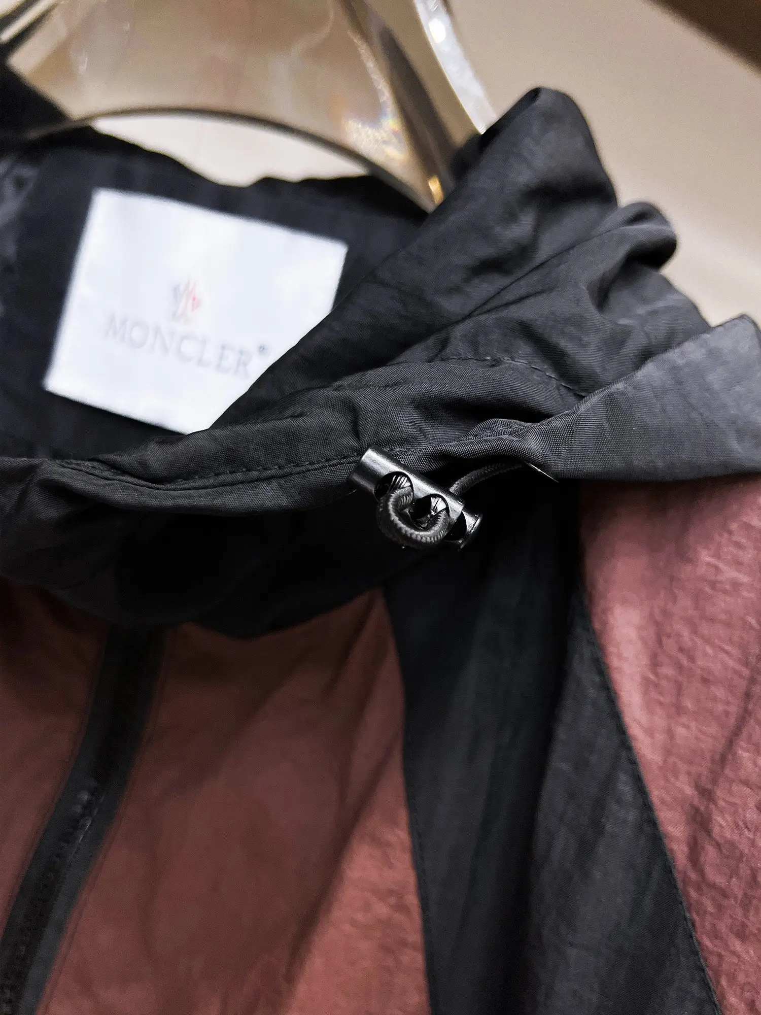 Moncler Color-Block Hooded Windbreaker Jacket D39015095 — view 9
