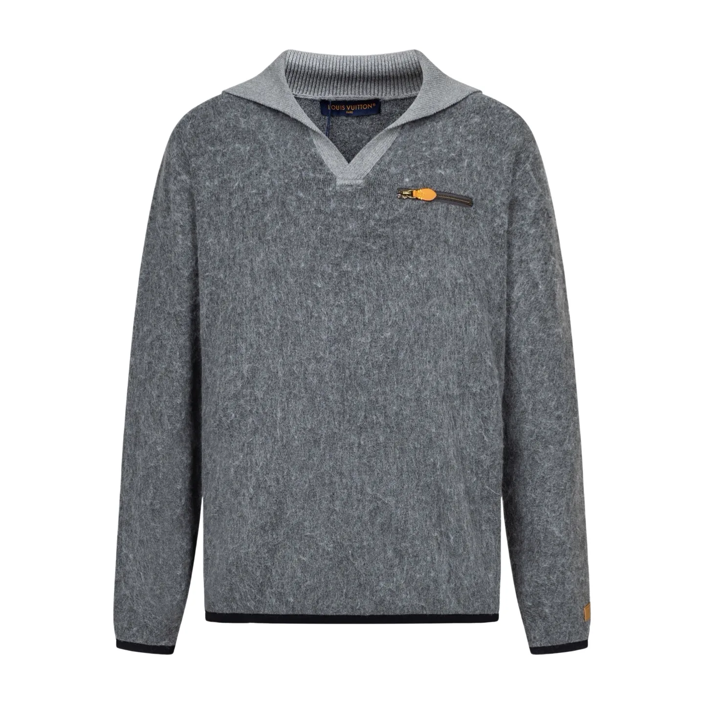 Sailor Collar Mohair-Blend Knit Sweater D39022494