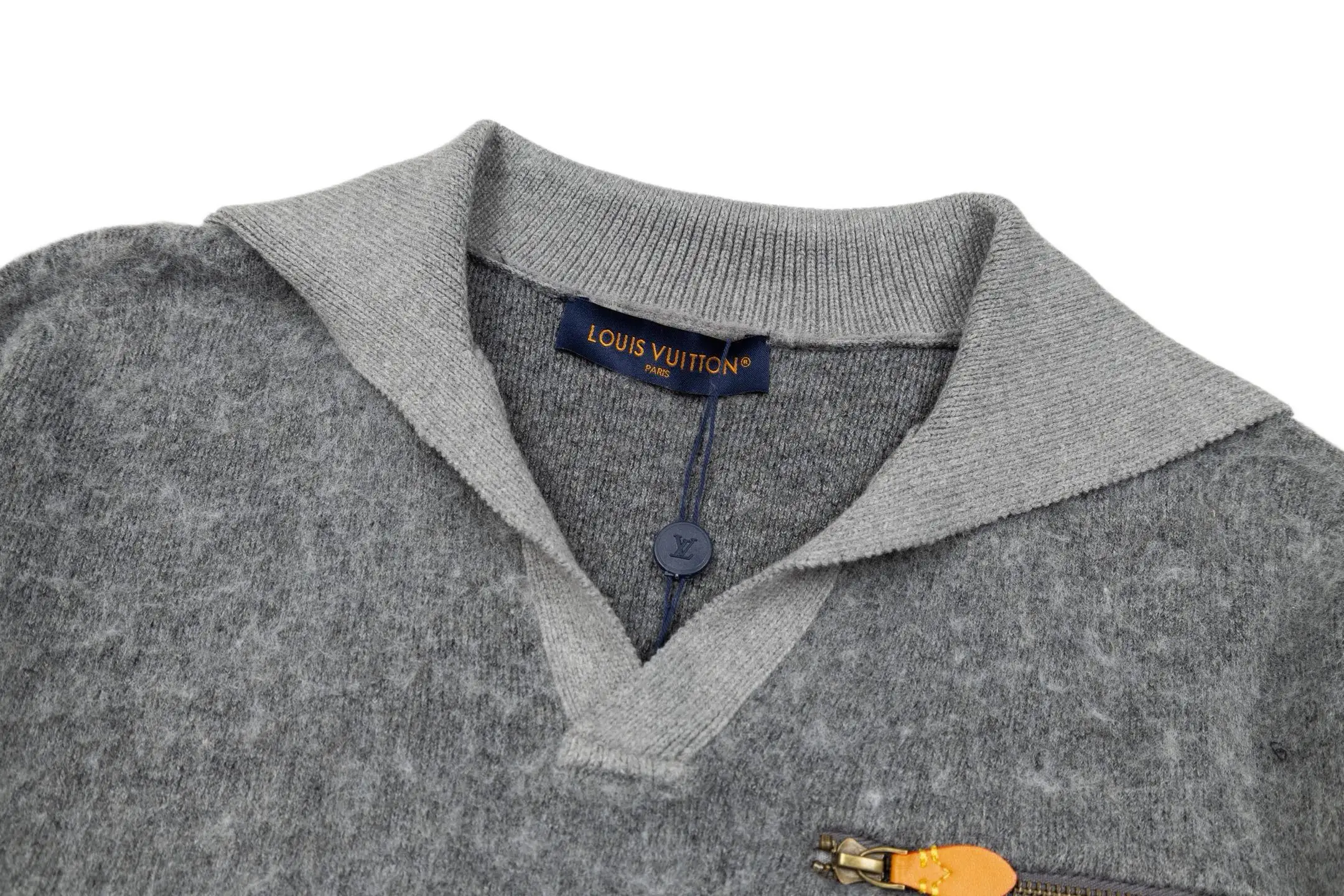 Sailor Collar Mohair-Blend Knit Sweater D39022494 — view 3