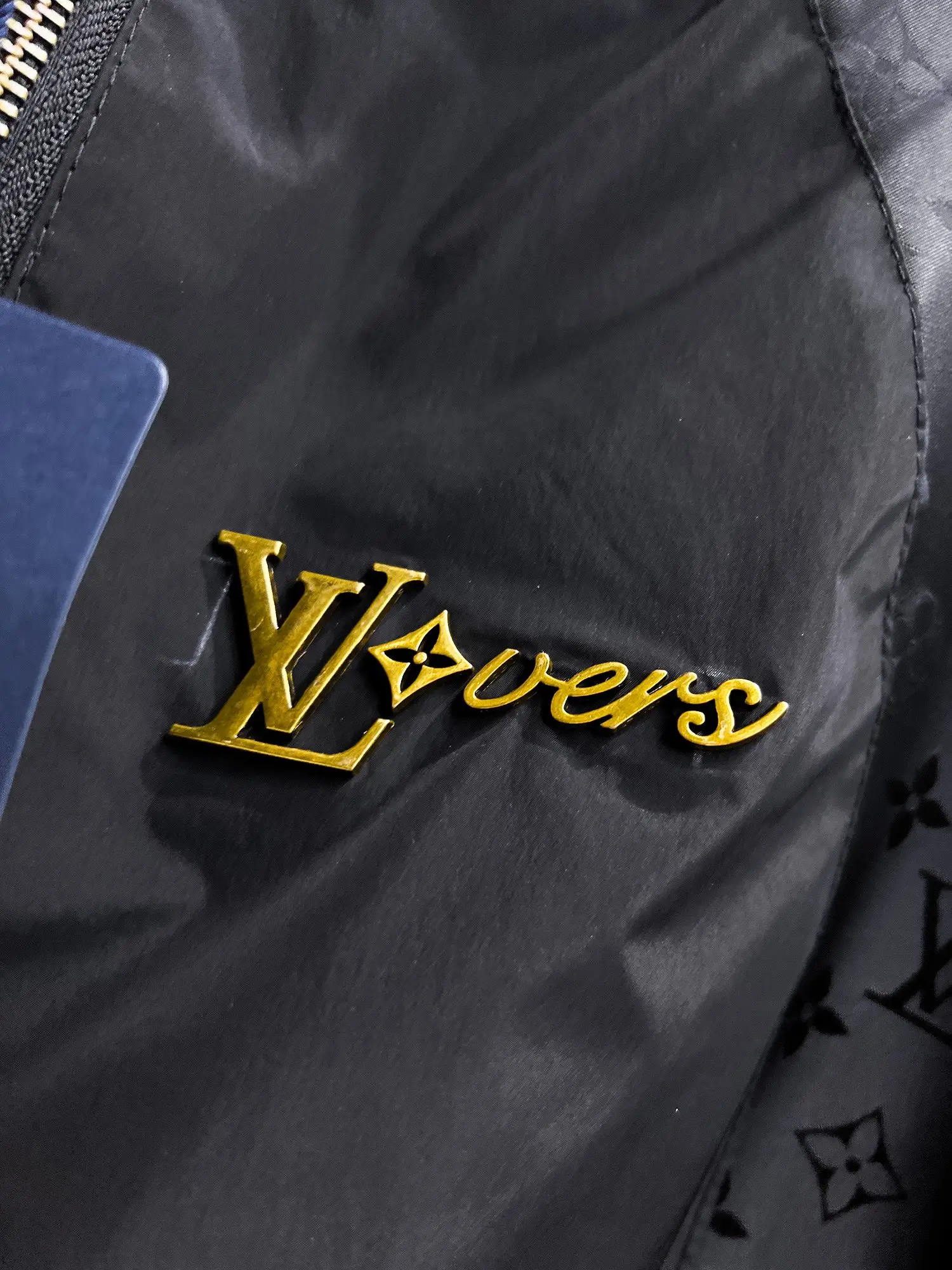 Monogram Panel Hooded Windbreaker Jacket D39015099 — view 5