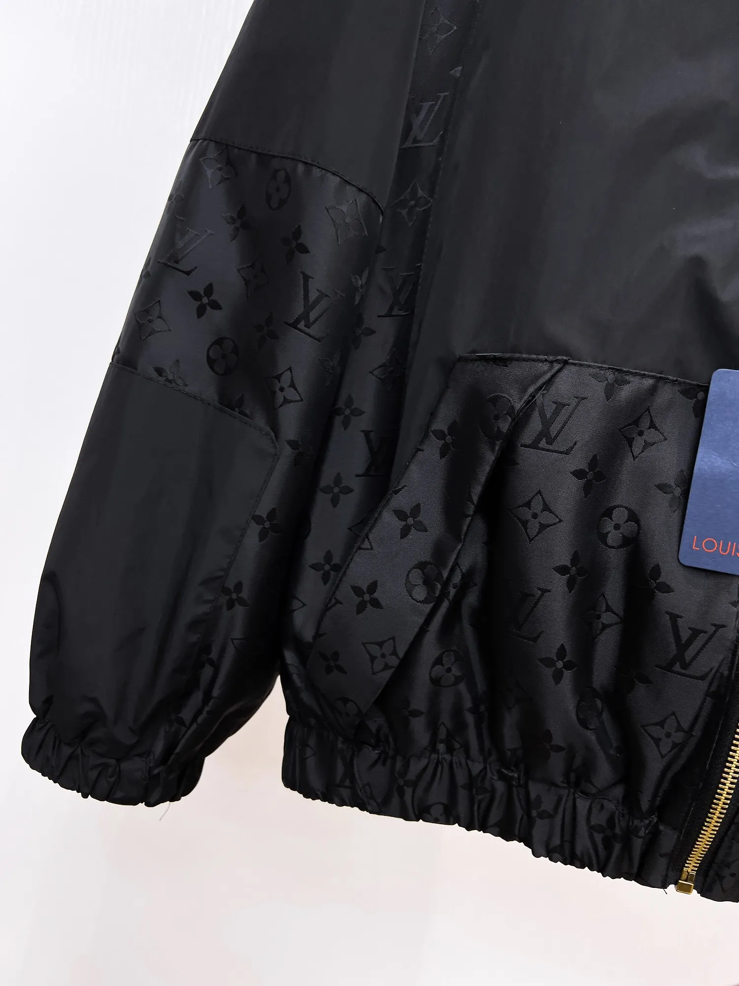 Monogram Panel Hooded Windbreaker Jacket D39015099 — view 10