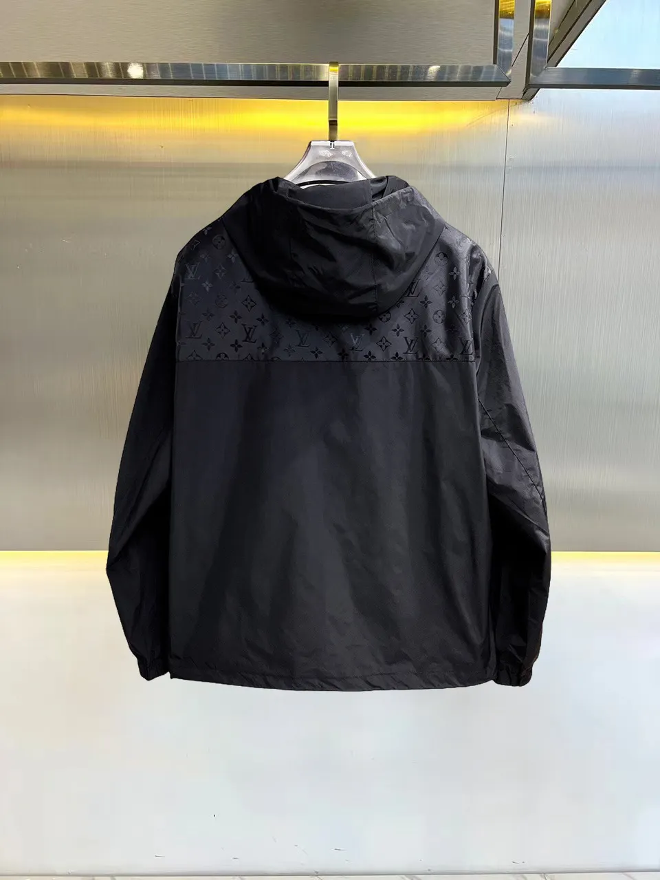 Monogram Embossed Hooded Windbreaker Jacket D39015093 — view 2