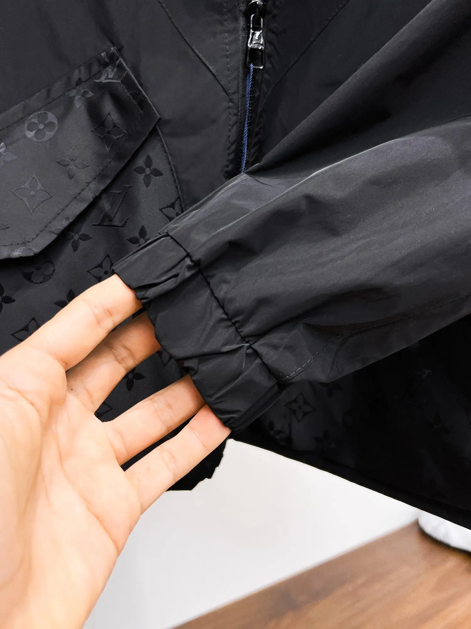 Monogram Embossed Hooded Windbreaker Jacket D39015093 — view 11