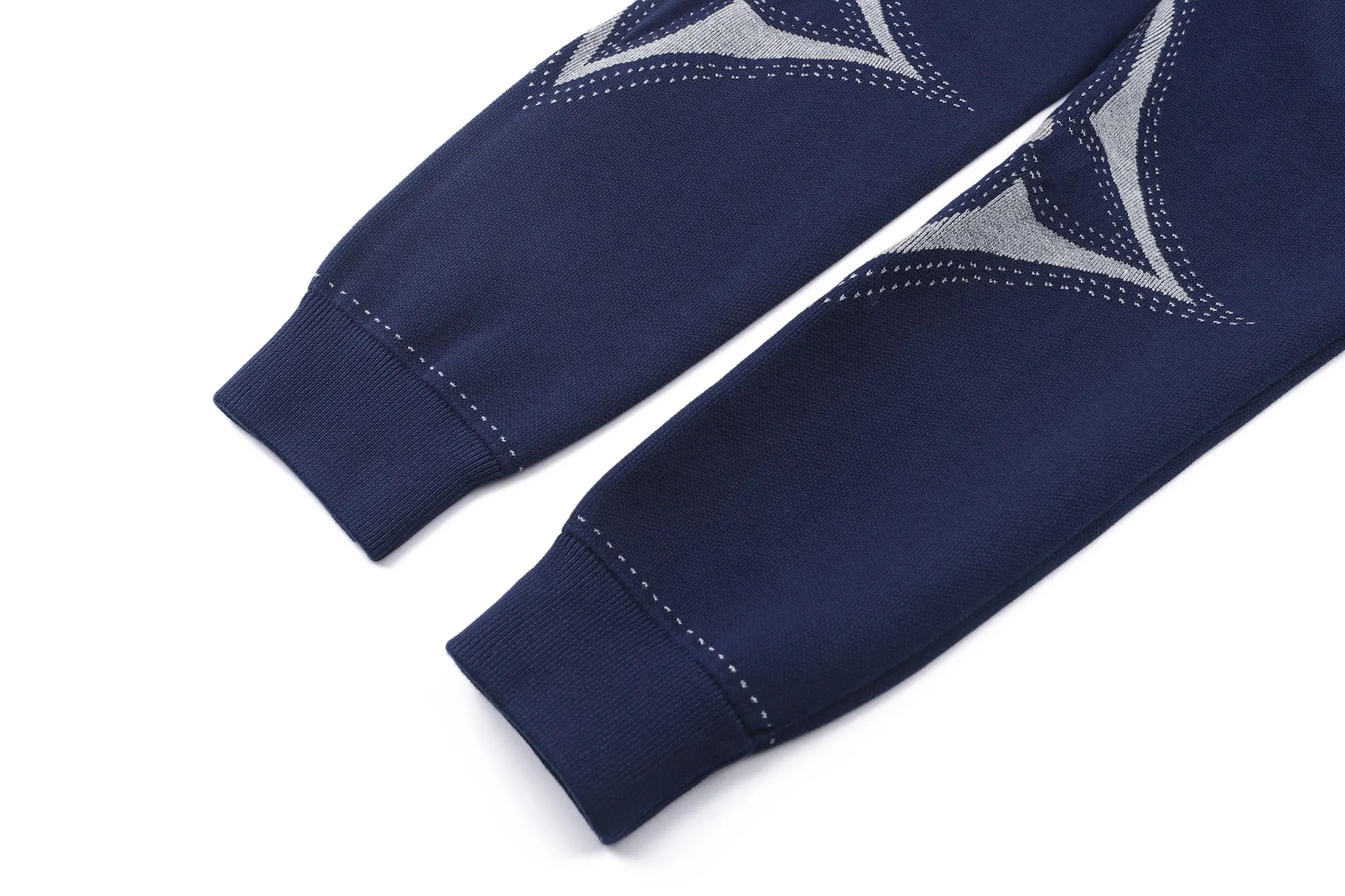 Logo Intarsia Cotton-Blend Zip-Up Hoodie D39020532 — view 11
