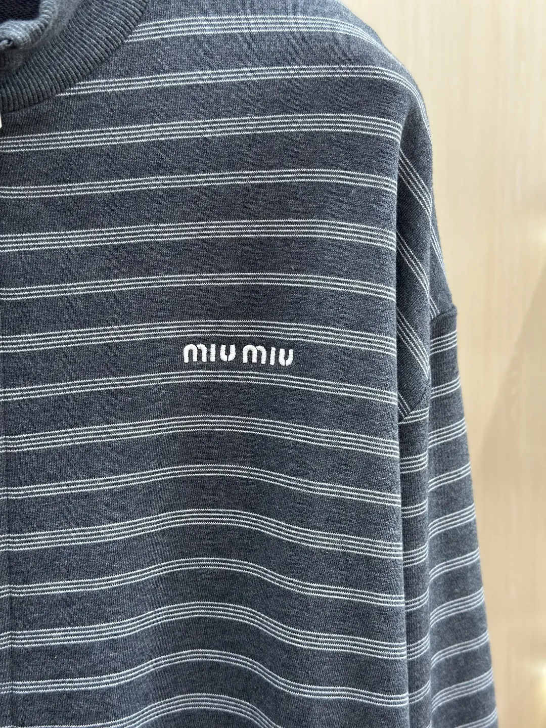 Logo-Embroidered Striped Zip-Up Track Jacket D39020445 — view 7