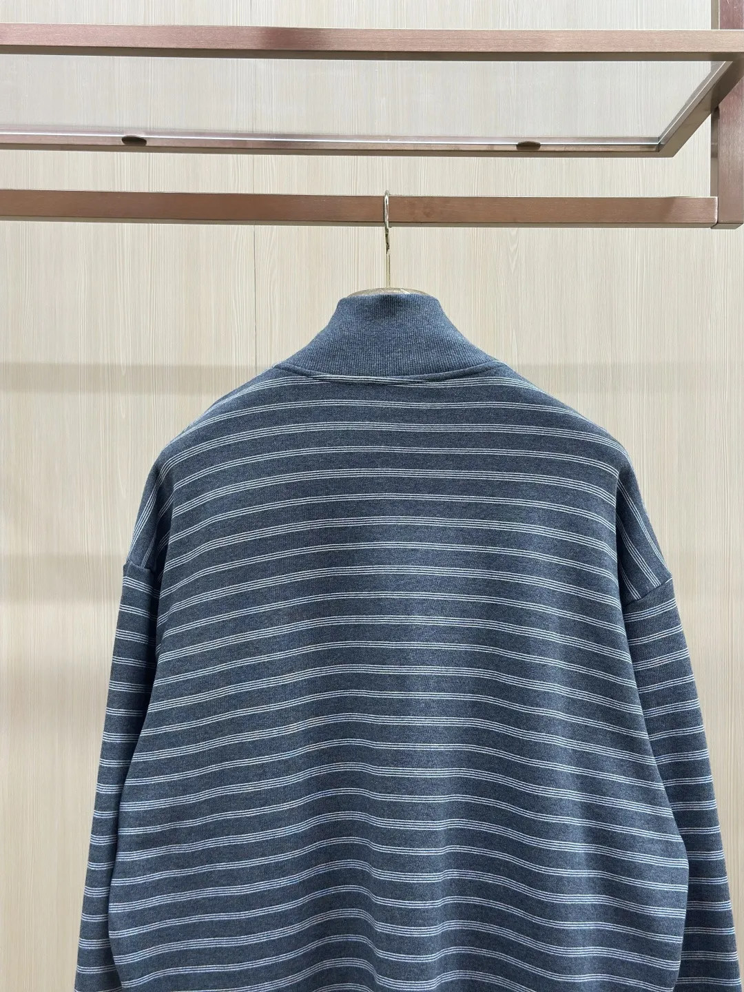Logo-Embroidered Striped Zip-Up Track Jacket D39020445 — view 9