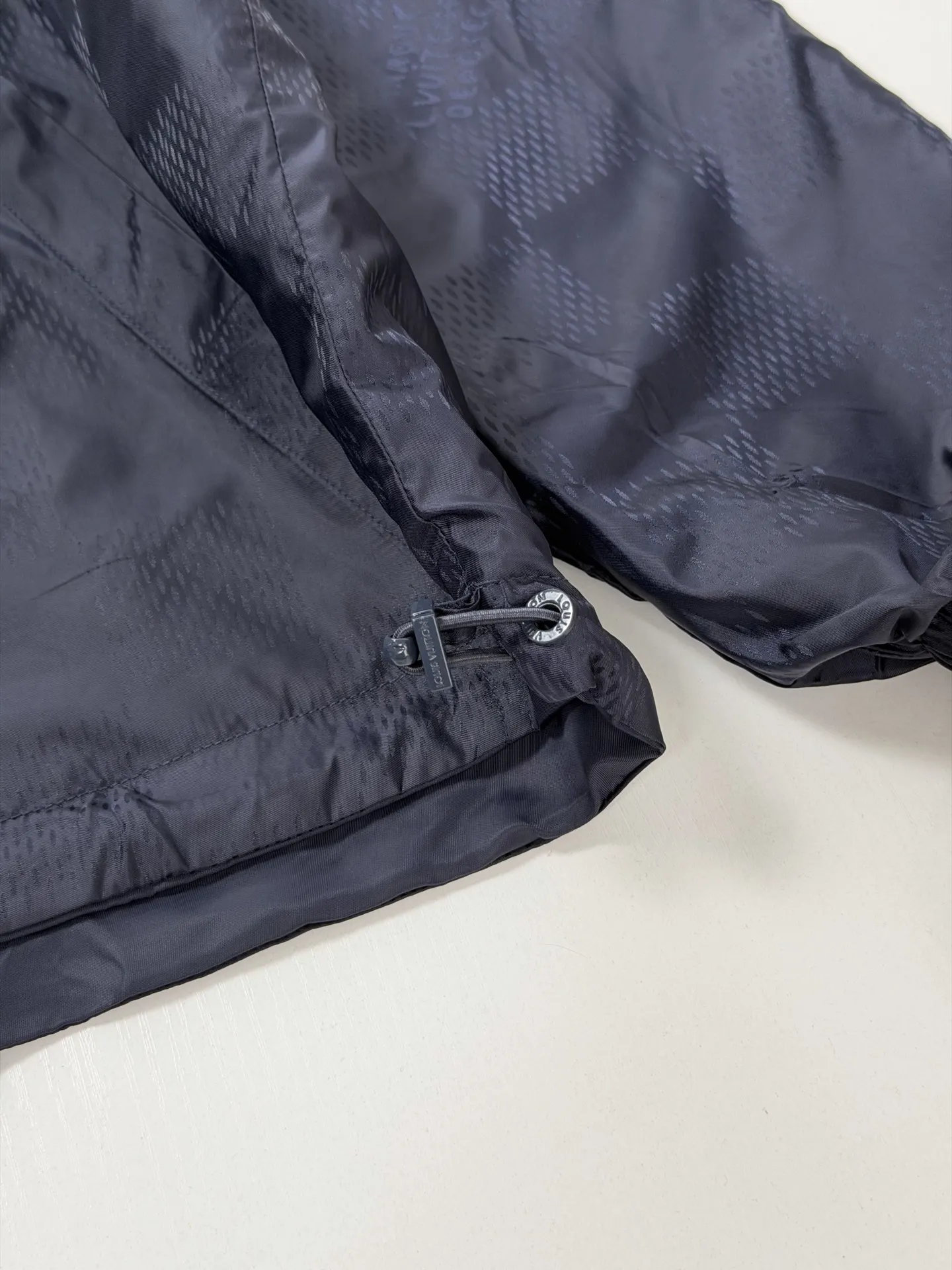 Reversible Damier Jacquard Hooded Windbreaker D39522038 — view 7