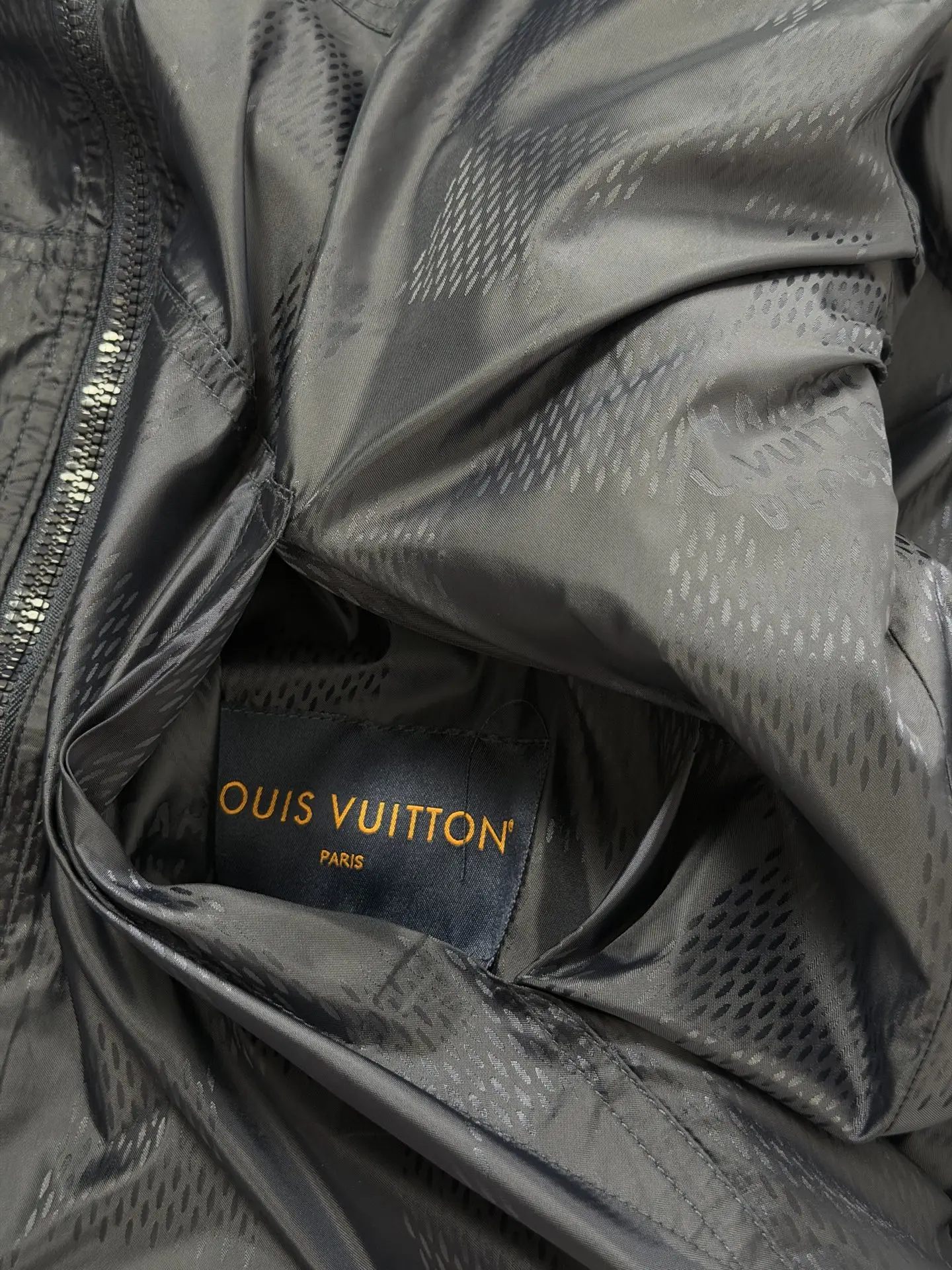 Reversible Damier Jacquard Hooded Windbreaker D39522038 — view 8