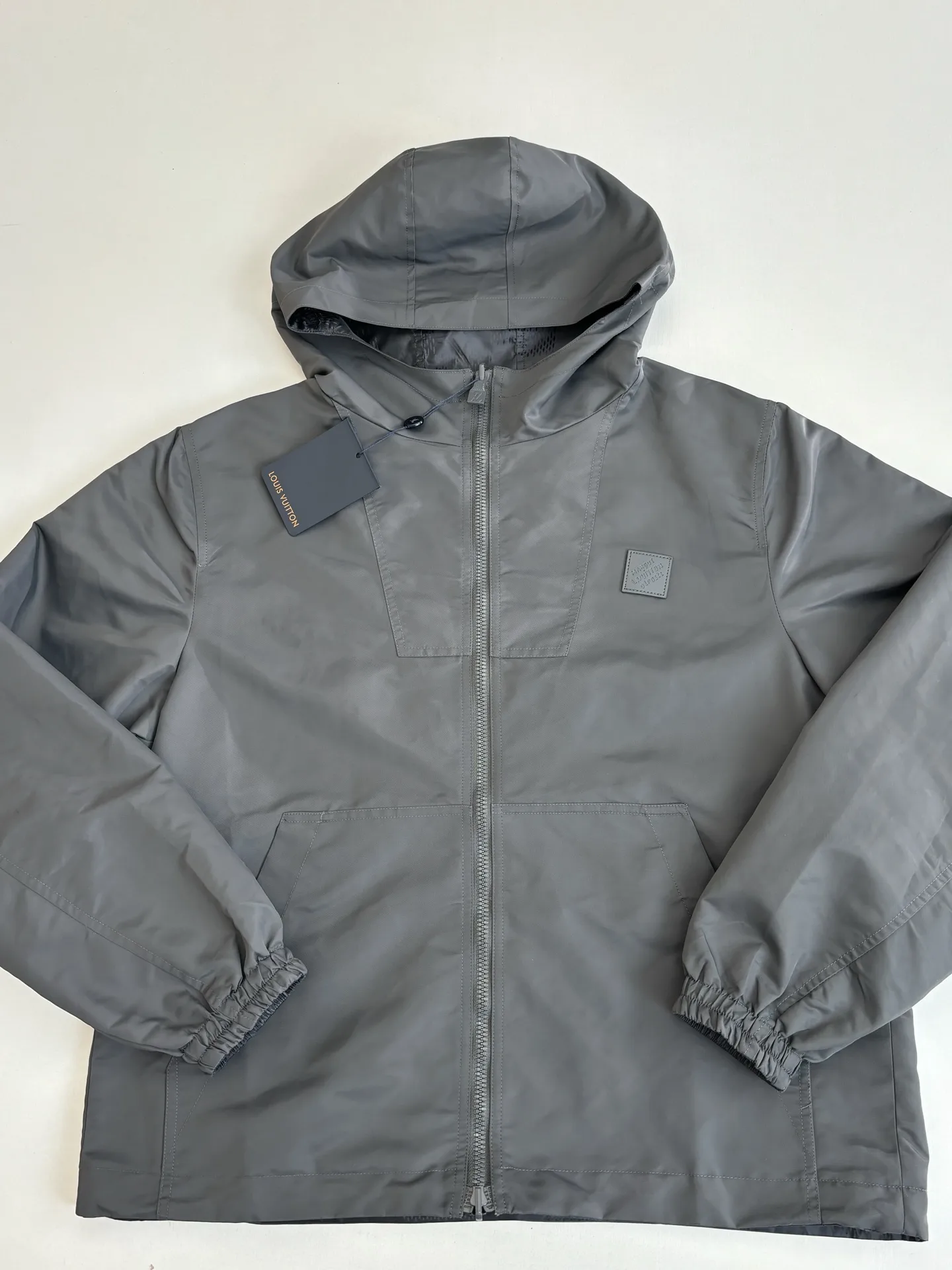 Reversible Damier Jacquard Hooded Jacket D39522031 — view 6