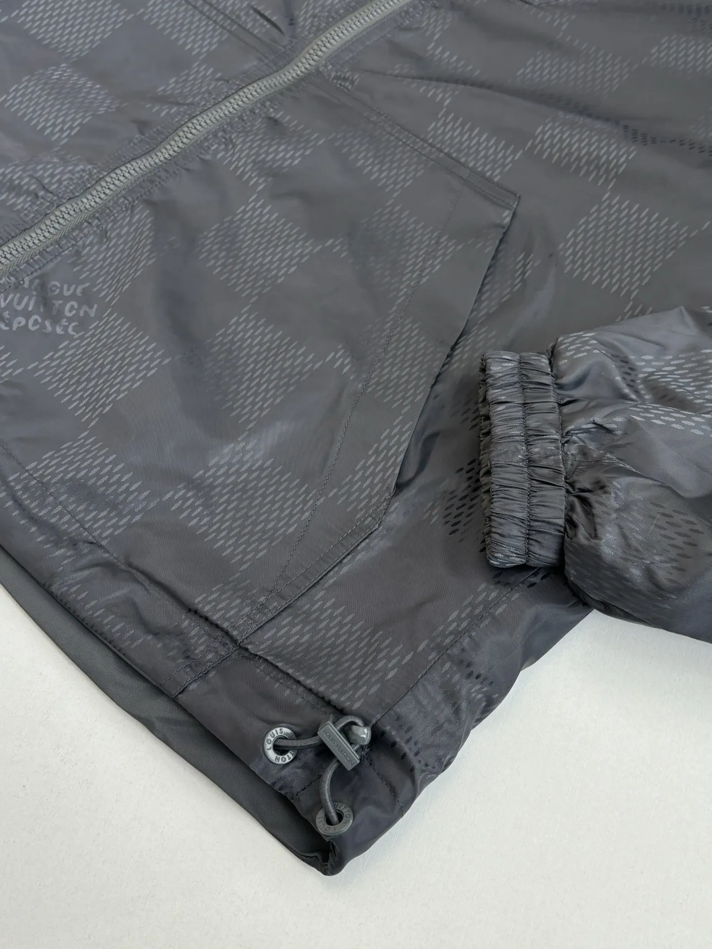 Reversible Damier Jacquard Hooded Jacket D39522031 — view 7