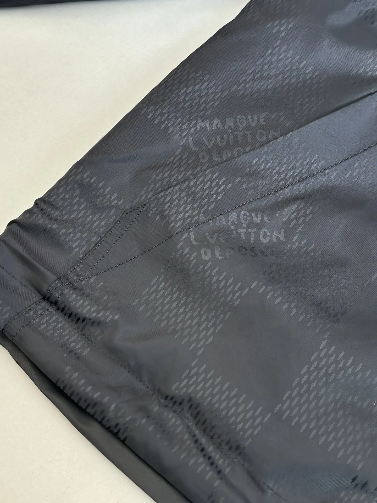 Reversible Damier Jacquard Hooded Jacket D39522031 — view 9