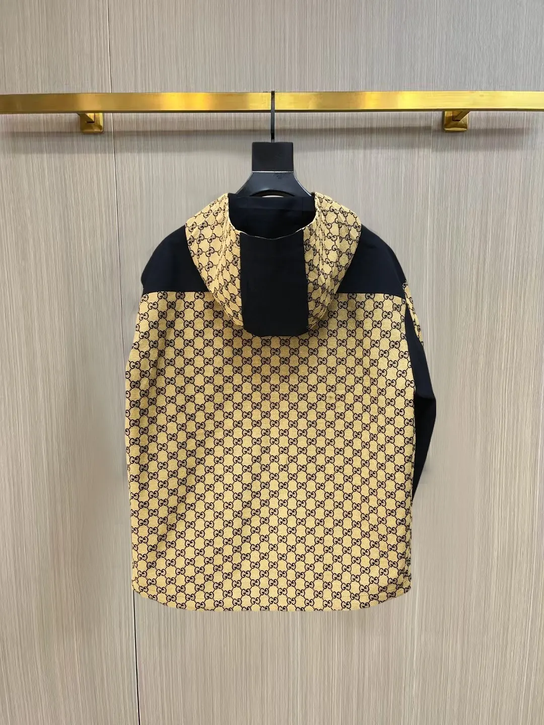 GG Monogram Paneled Hooded Windbreaker D40014862 — view 2