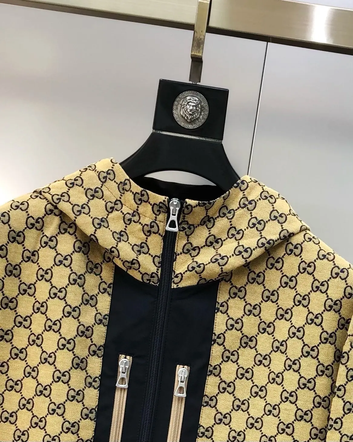 GG Monogram Paneled Hooded Windbreaker D40014862 — view 6