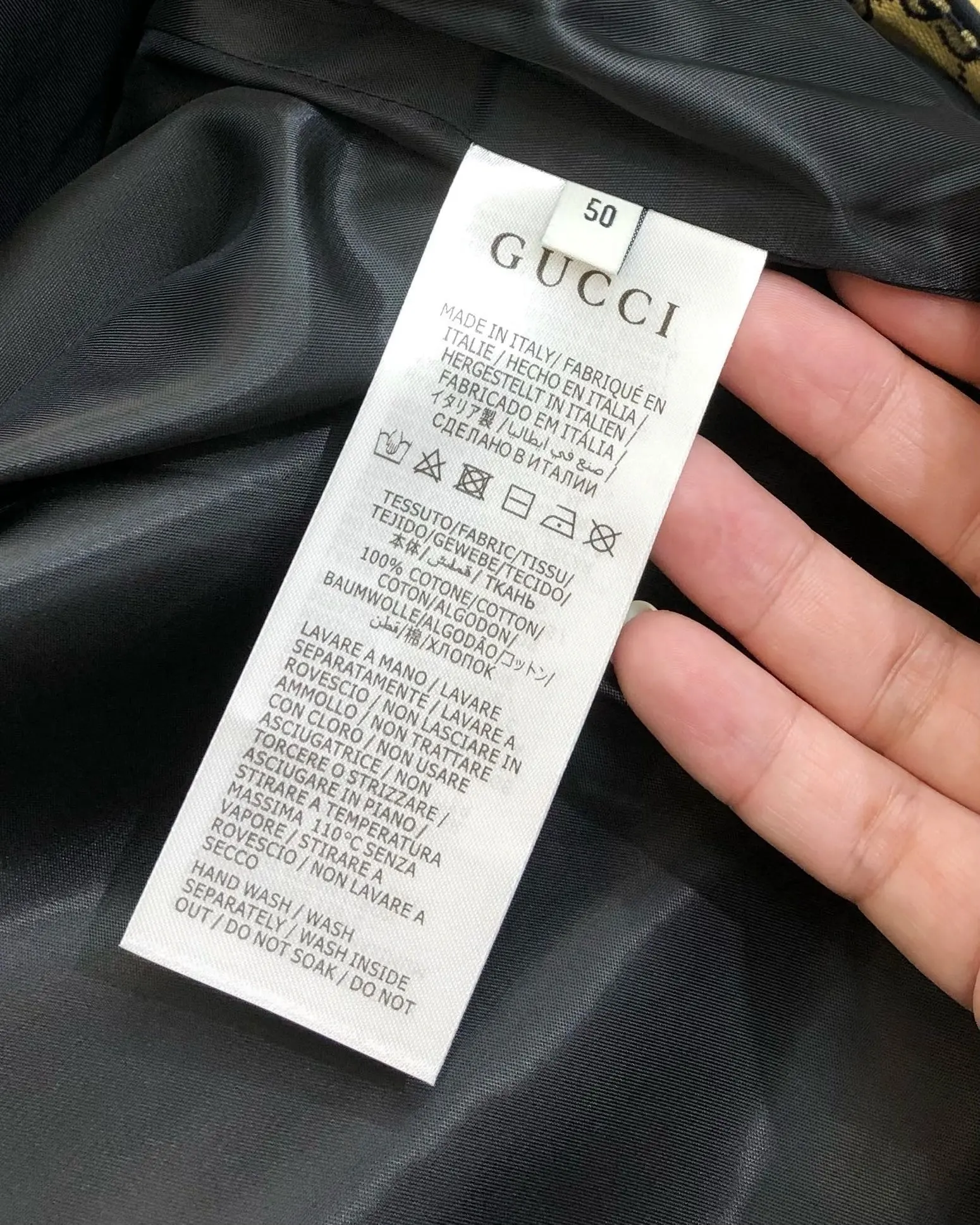 GG Monogram Paneled Hooded Windbreaker D40014862 — view 10