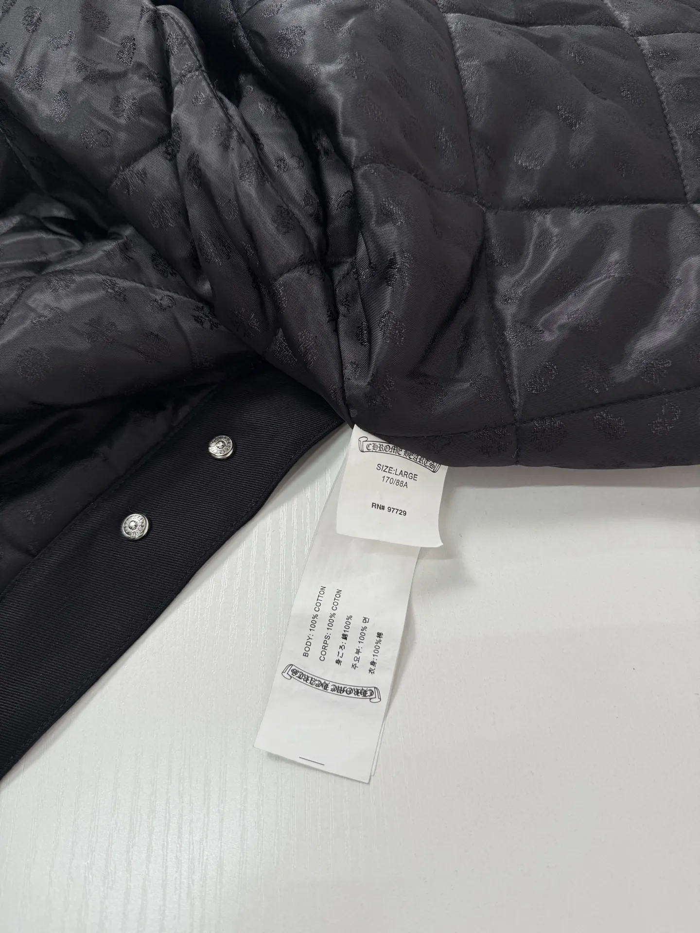 Checkerboard Cross Patchwork Zip-Up Jacket D40022017 — view 15