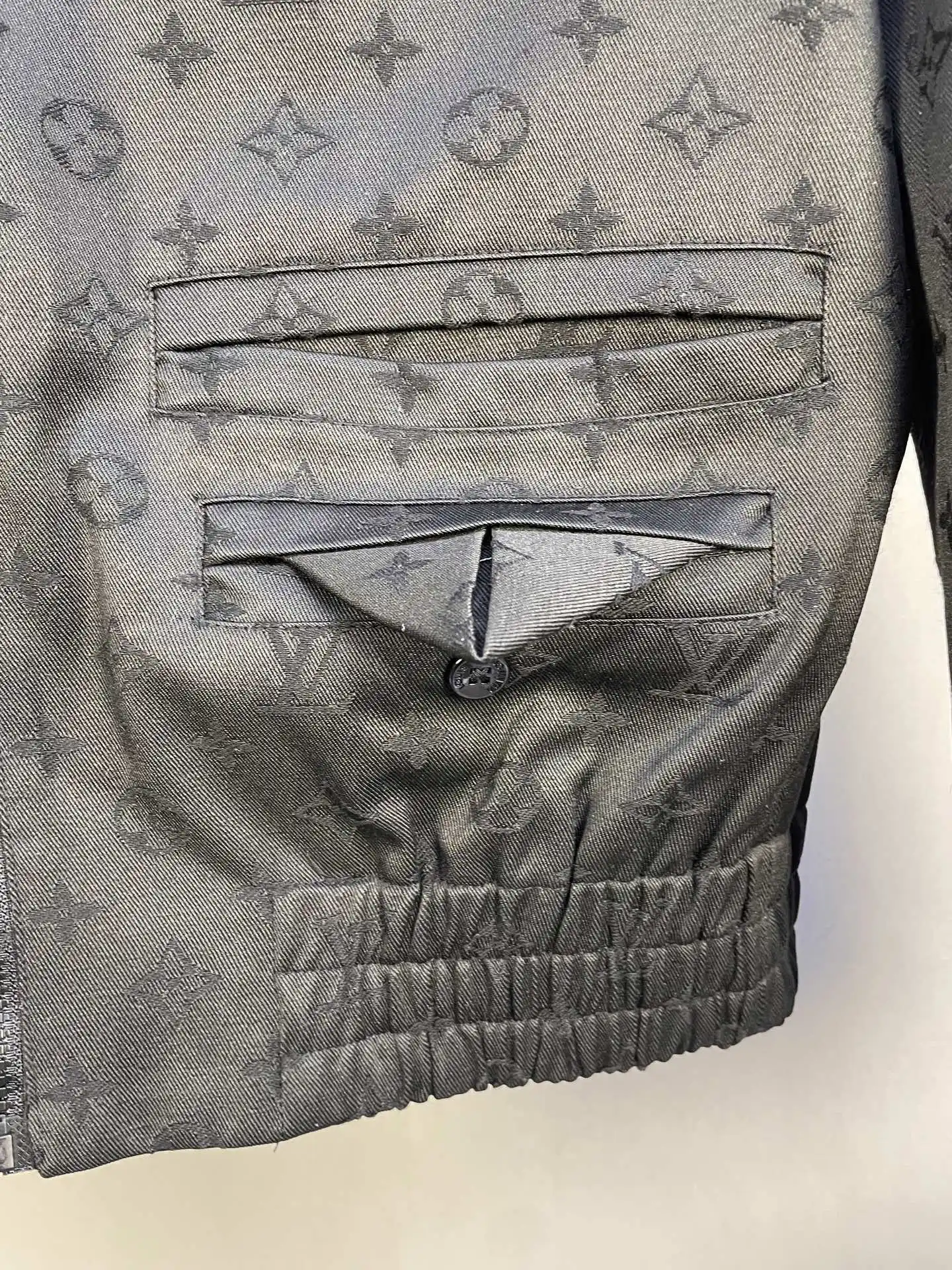 Monogram Embossed Harrington Jacket D40015149 — view 4