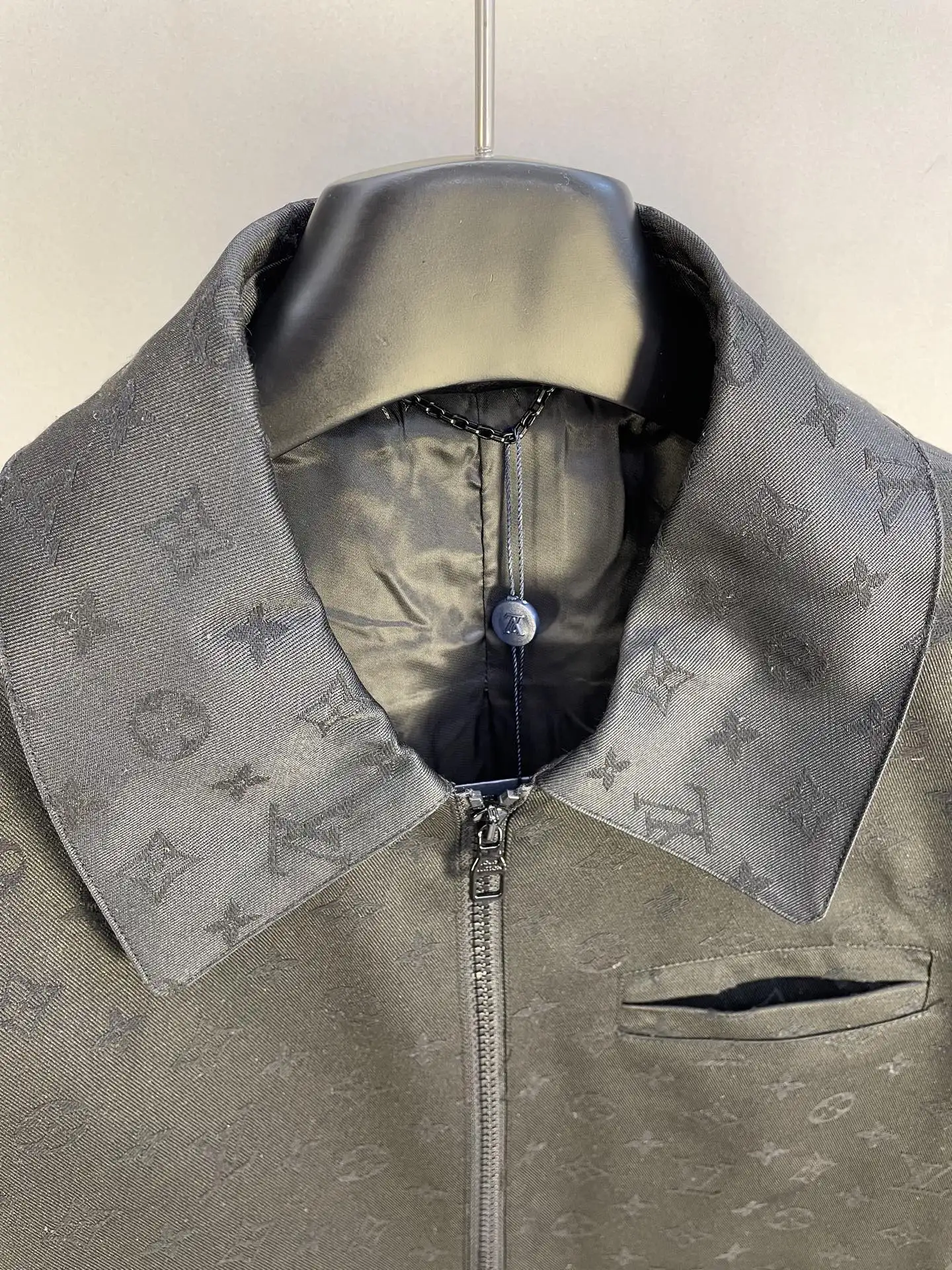 Monogram Embossed Harrington Jacket D40015149 — view 7
