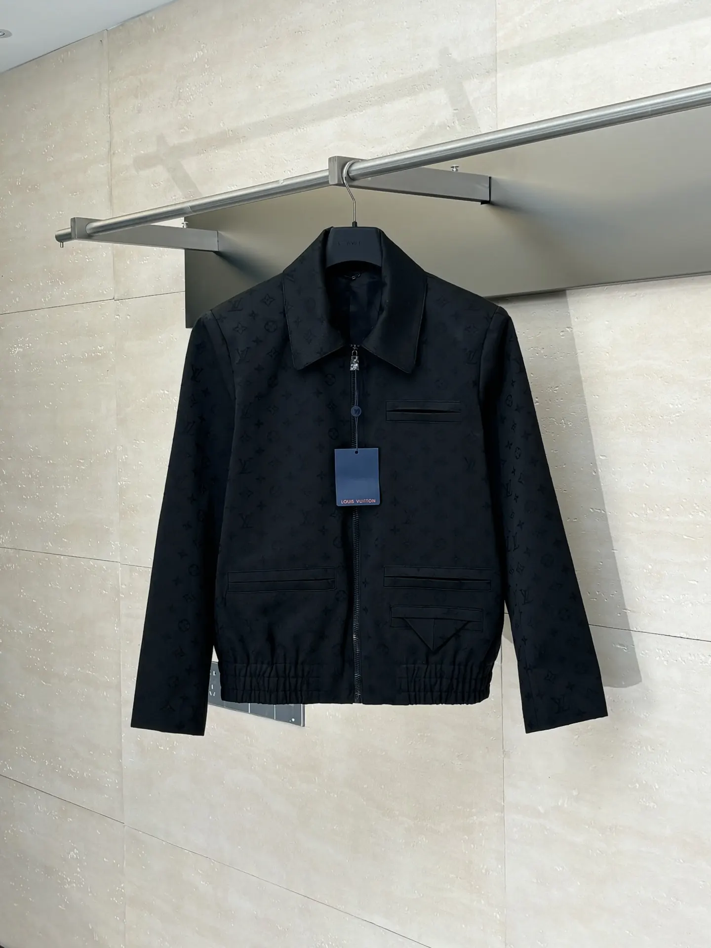 Monogram Jacquard Harrington Jacket D40015154